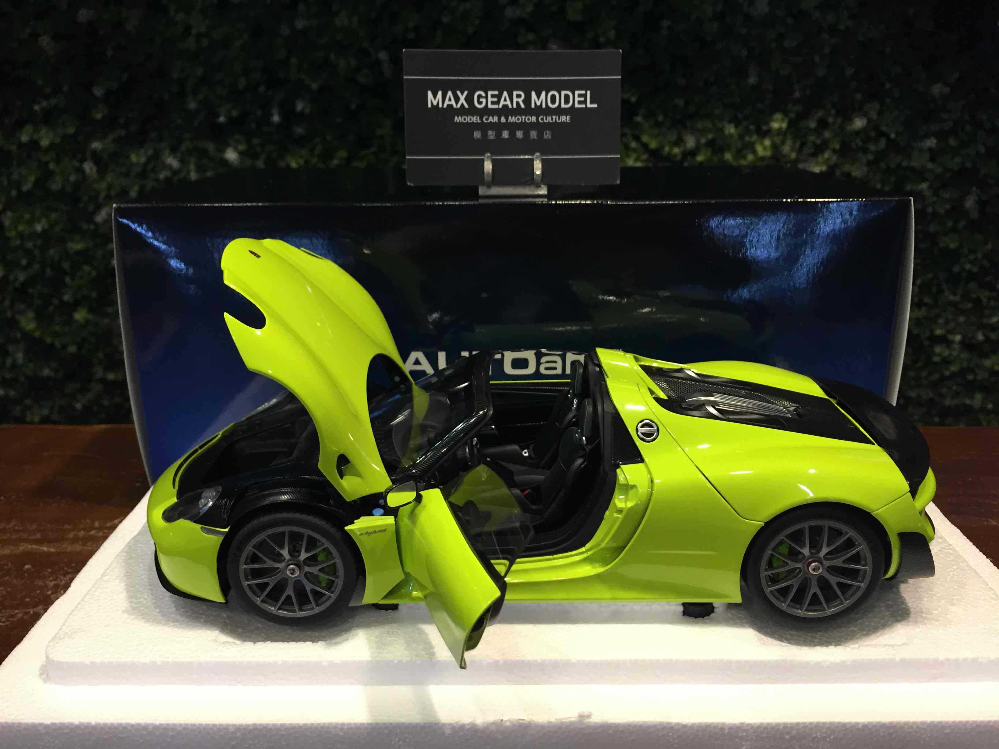1/18 AUTOart Porsche 918 Spyder Weissach Package 77921【MGM】