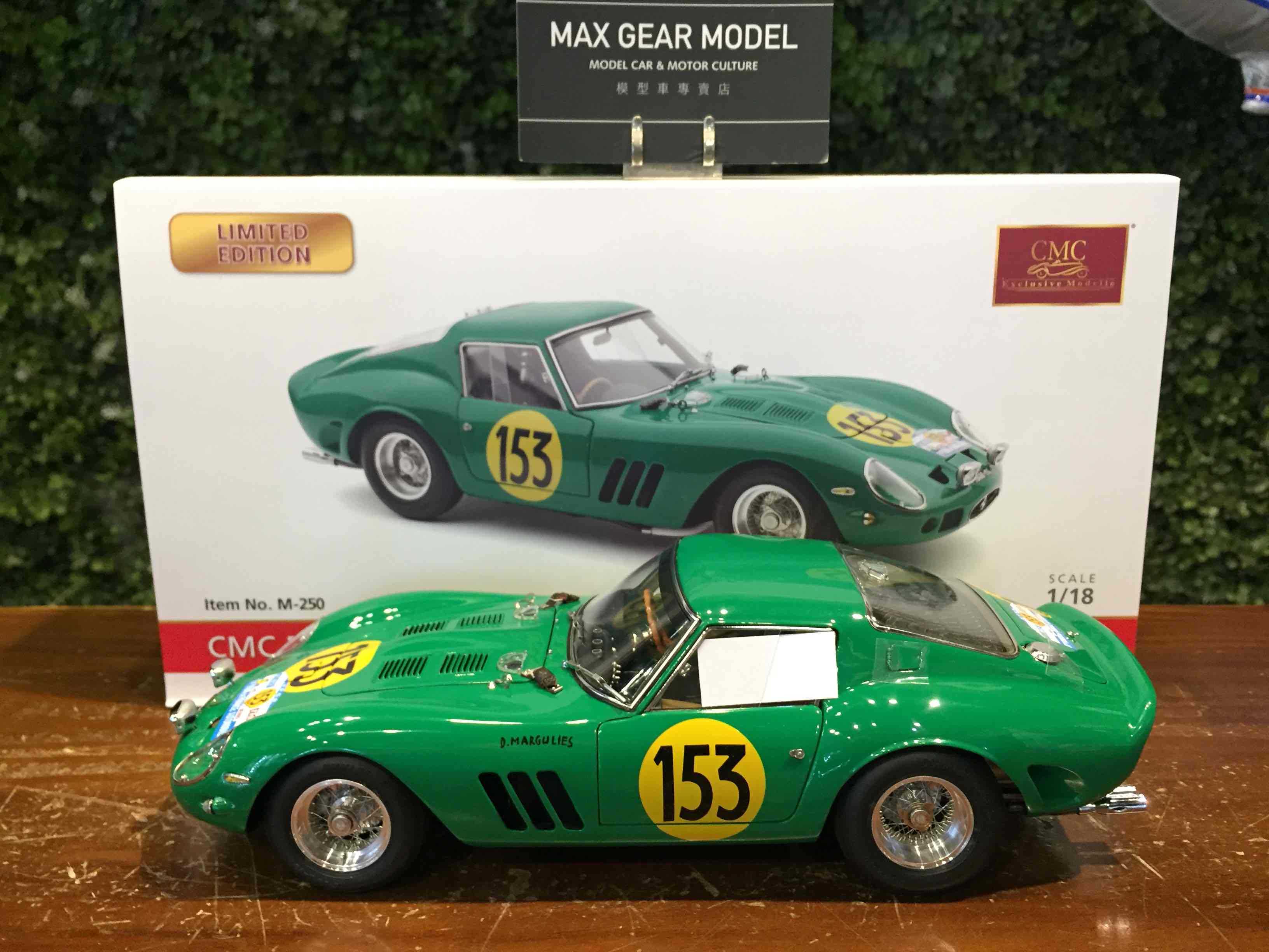 1/18 CMC Ferrari 250 GTO 1962 Tour de France #153 M250【MGM】