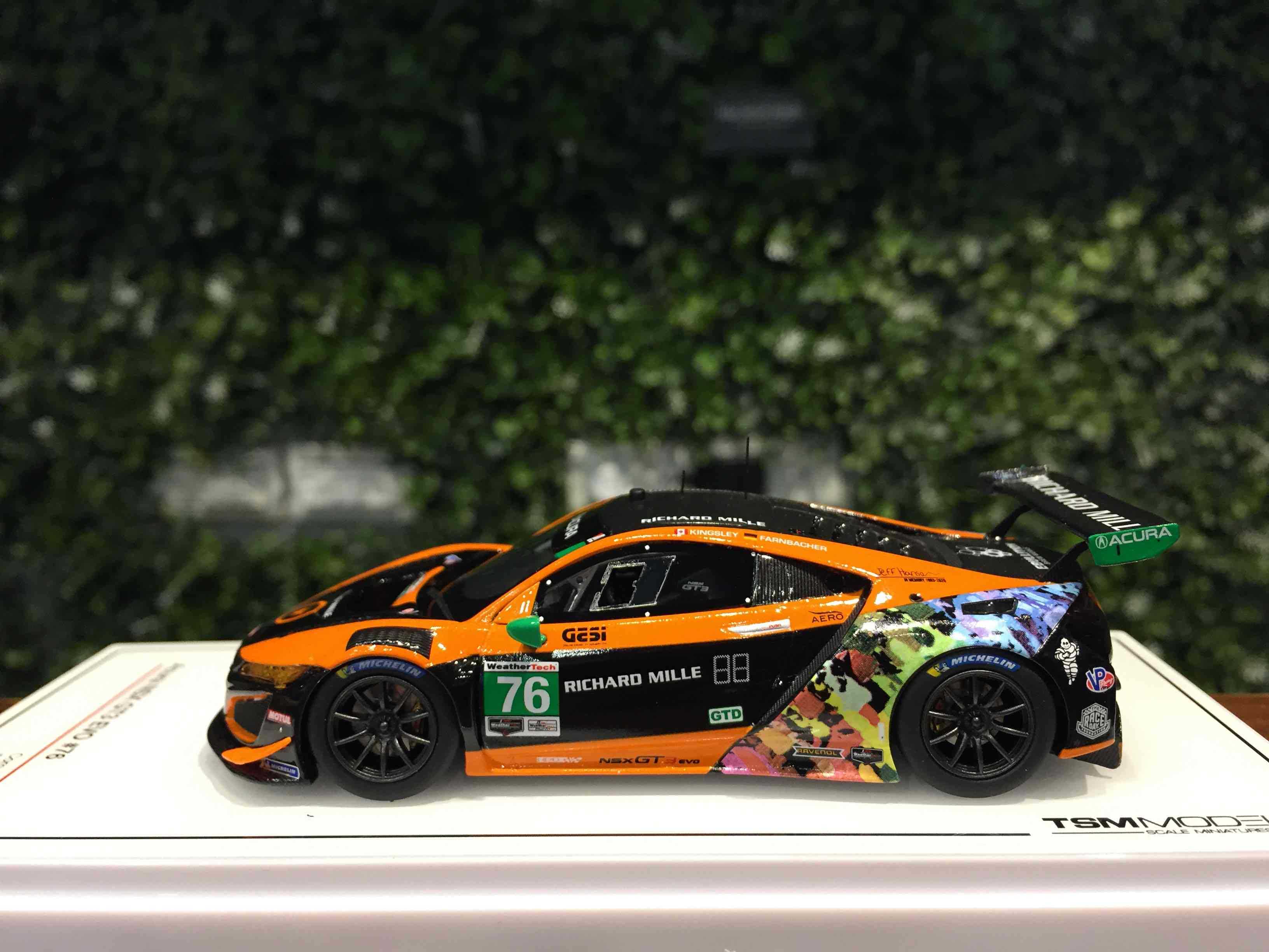 1/43 TSM Acura NSX GT3 EVO #76 IMSA 2021 TSM430628【MGM】