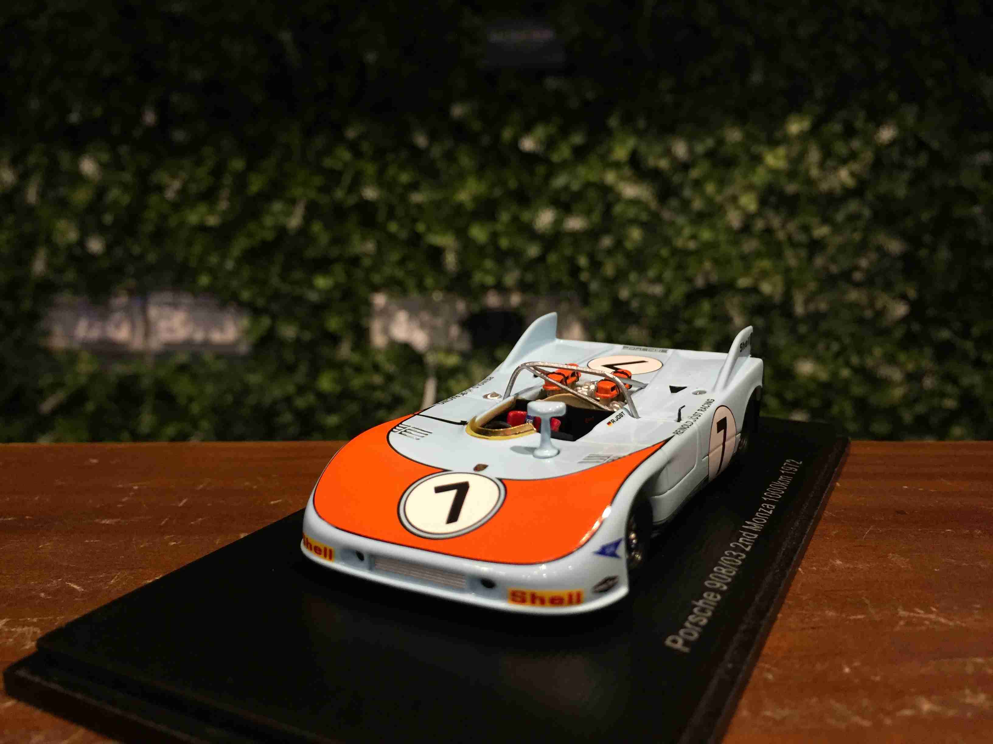 1/43 Spark Porsche 908/03 2nd Monza 1000km 1972 S2333【MGM】