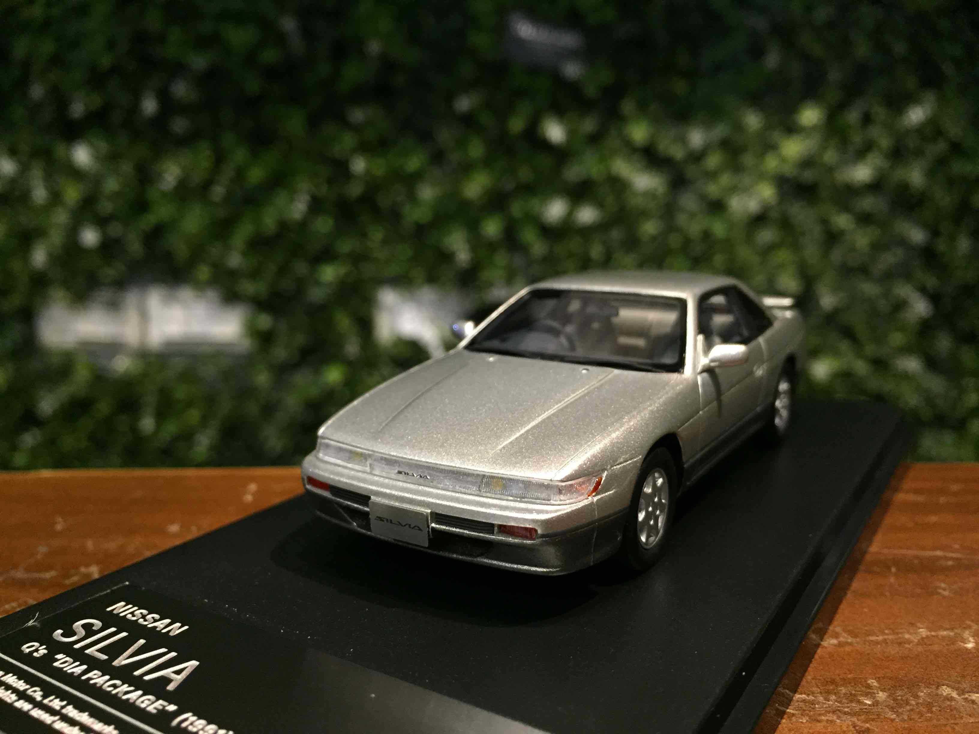 1/43 Hi-Story Nissan Silvia Q’s Package 1991 HS450SL【MGM】