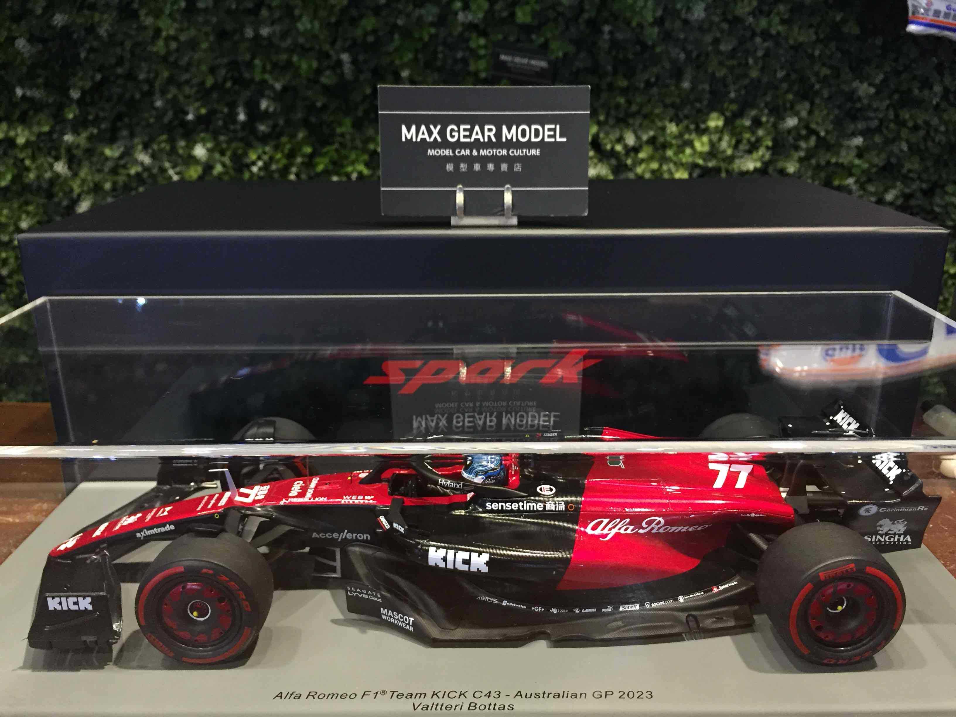 1/18 Spark Alfa Romeo C43 Valtteri Bottas 2023 18S878【MGM】