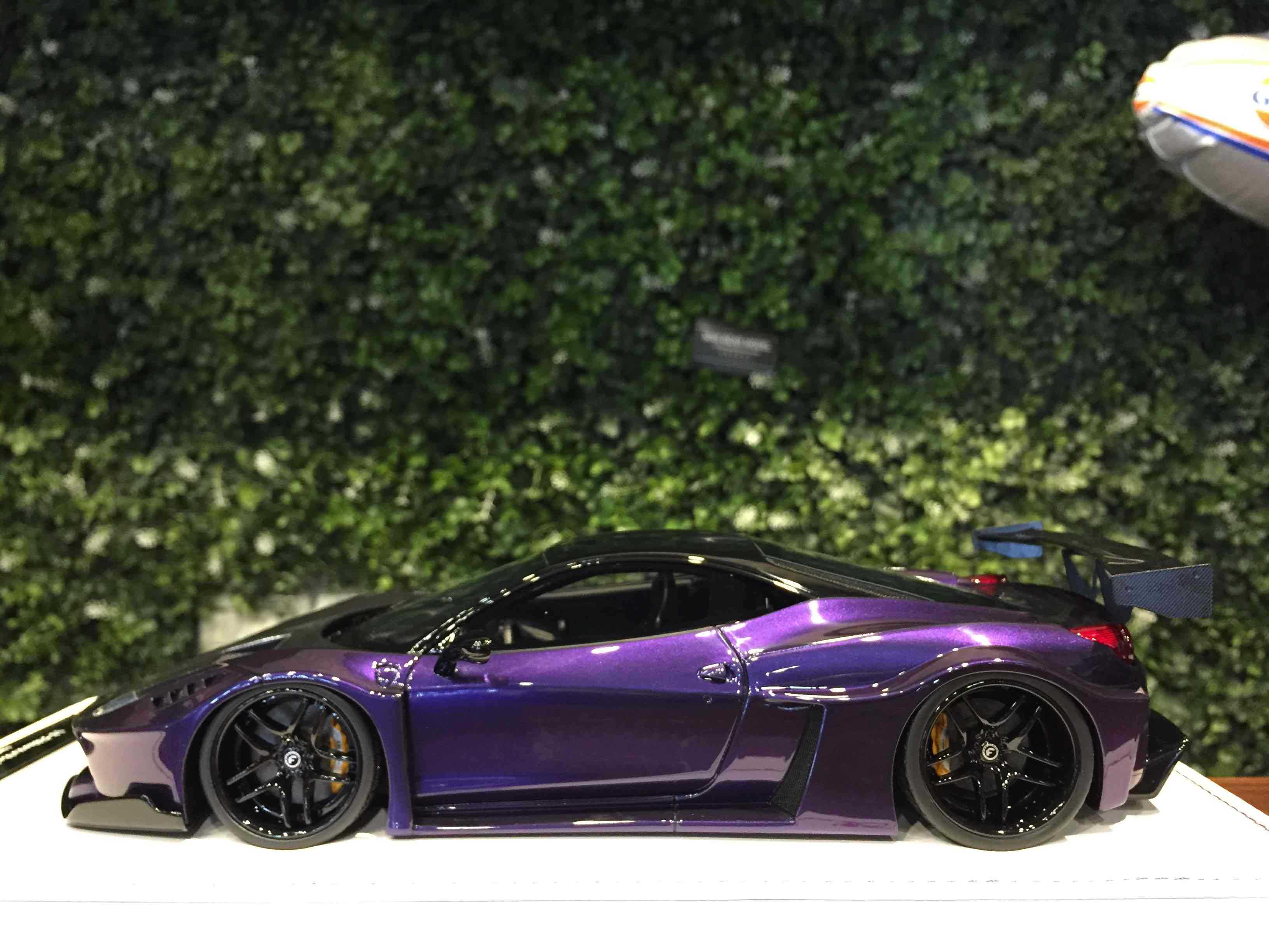 1/18 IVY LBWK Ferrari 458 GT Purple【MGM】