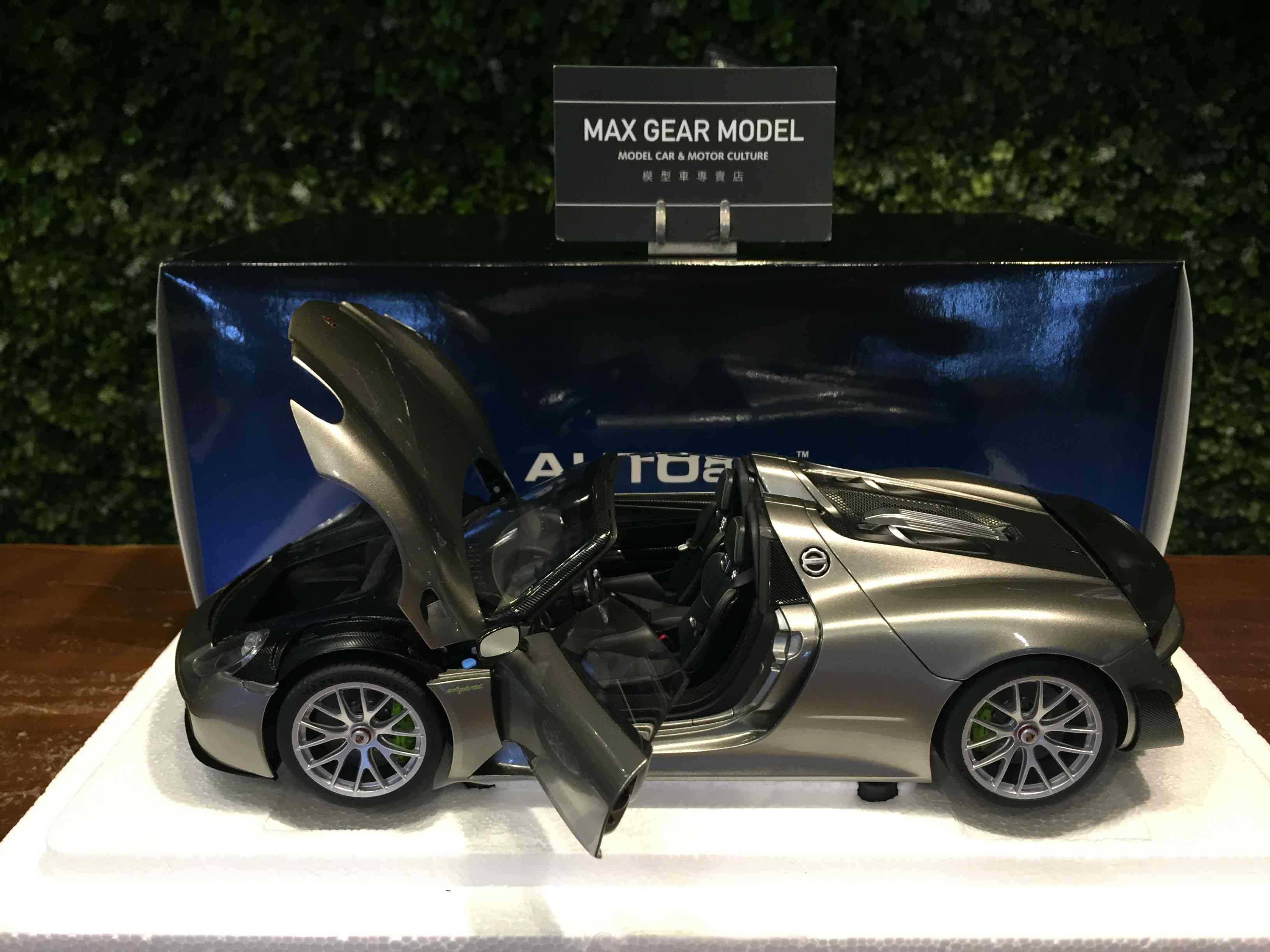 1/18 AUTOart Porsche 918 Spyder Weissach Package 77922【MGM】