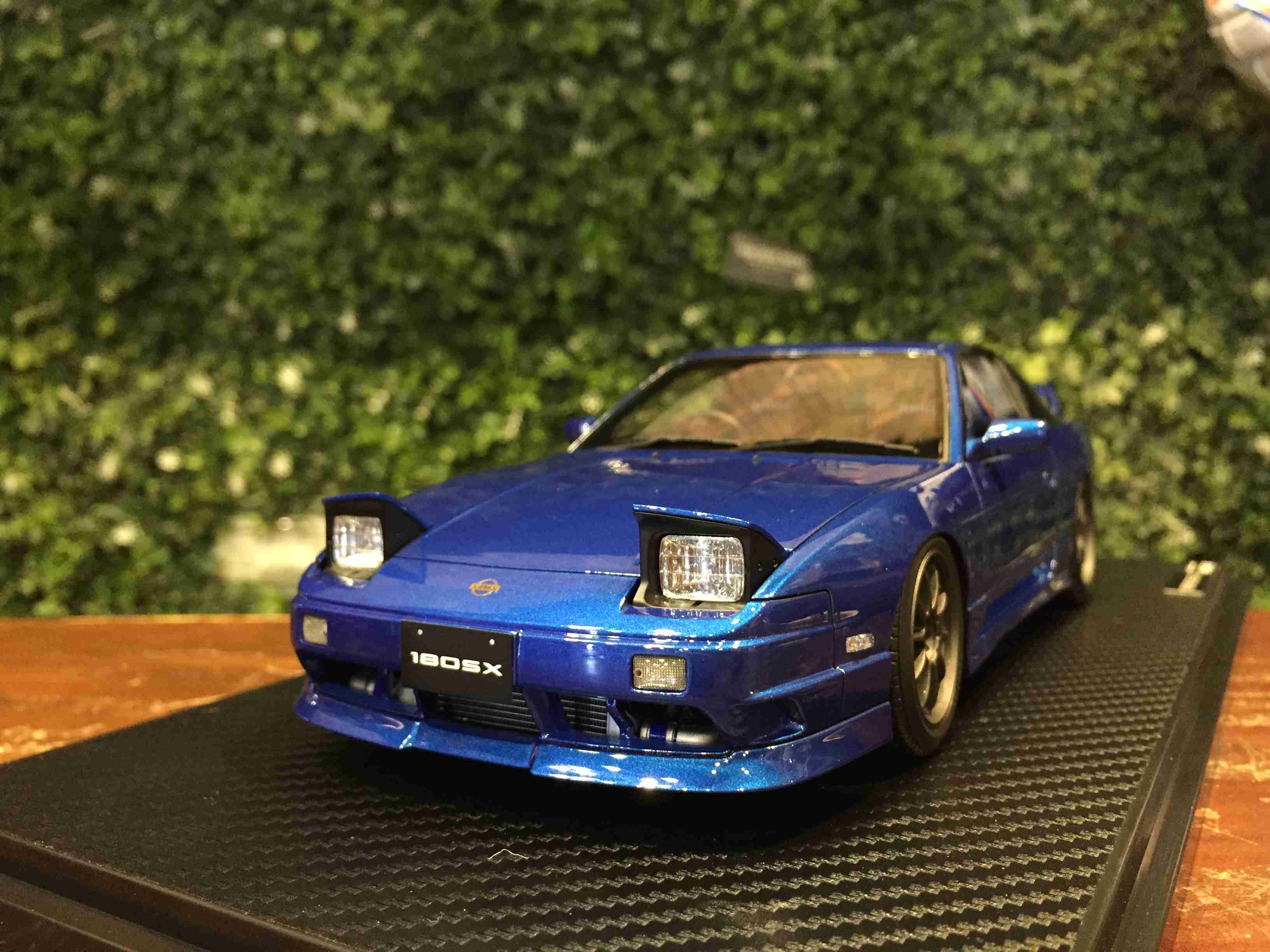 1/18 Ignition Nissan 180SX TYPE X (RPS13) Blue IG3766【MGM】 - Max