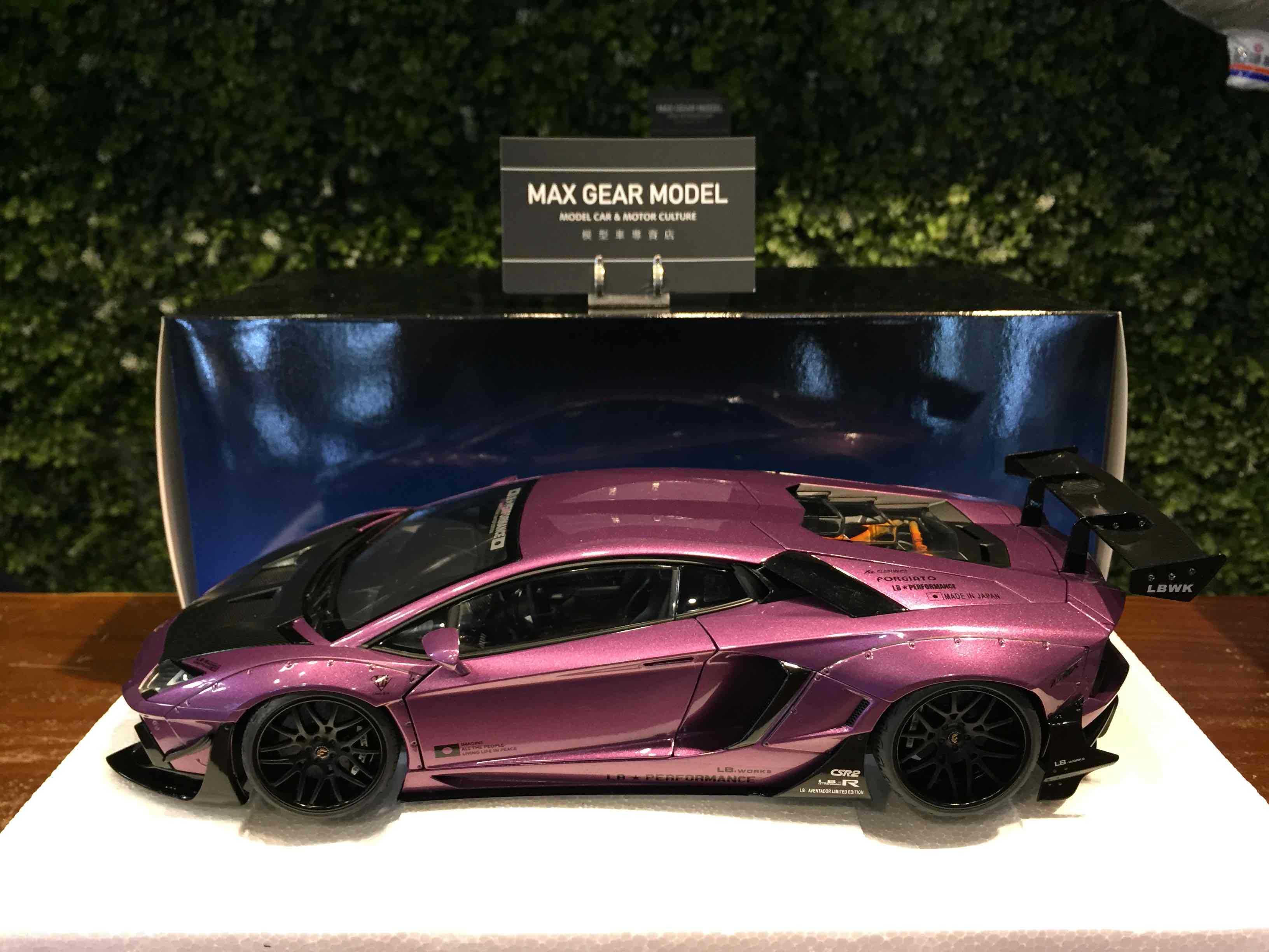 1/18 AUTOart LB-Works Lamborghini Aventador Viola 79242【MGM】