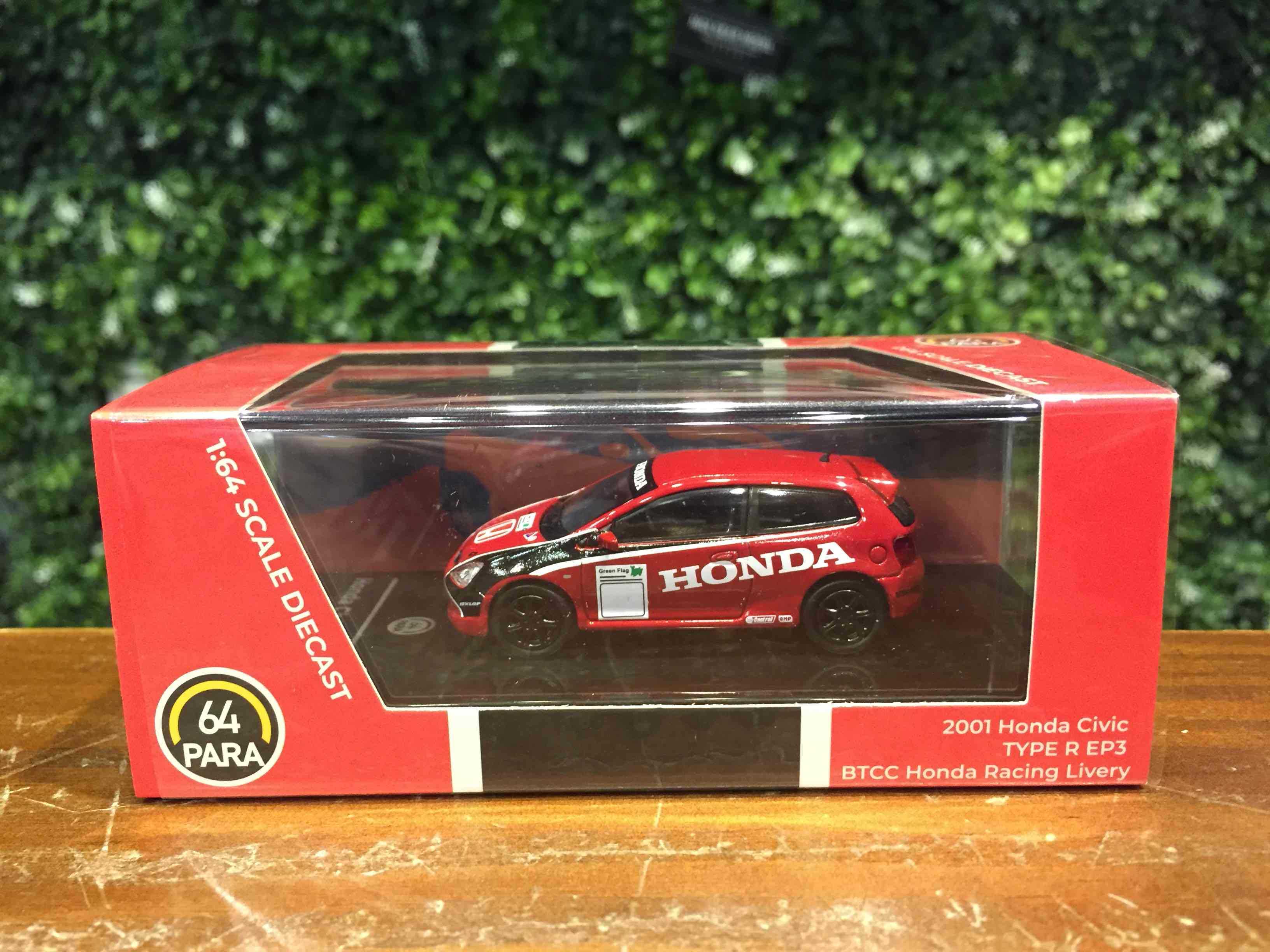 1/64 Paragon Honda Civic Type R EP3 2001 BTCC PA55349【MGM】