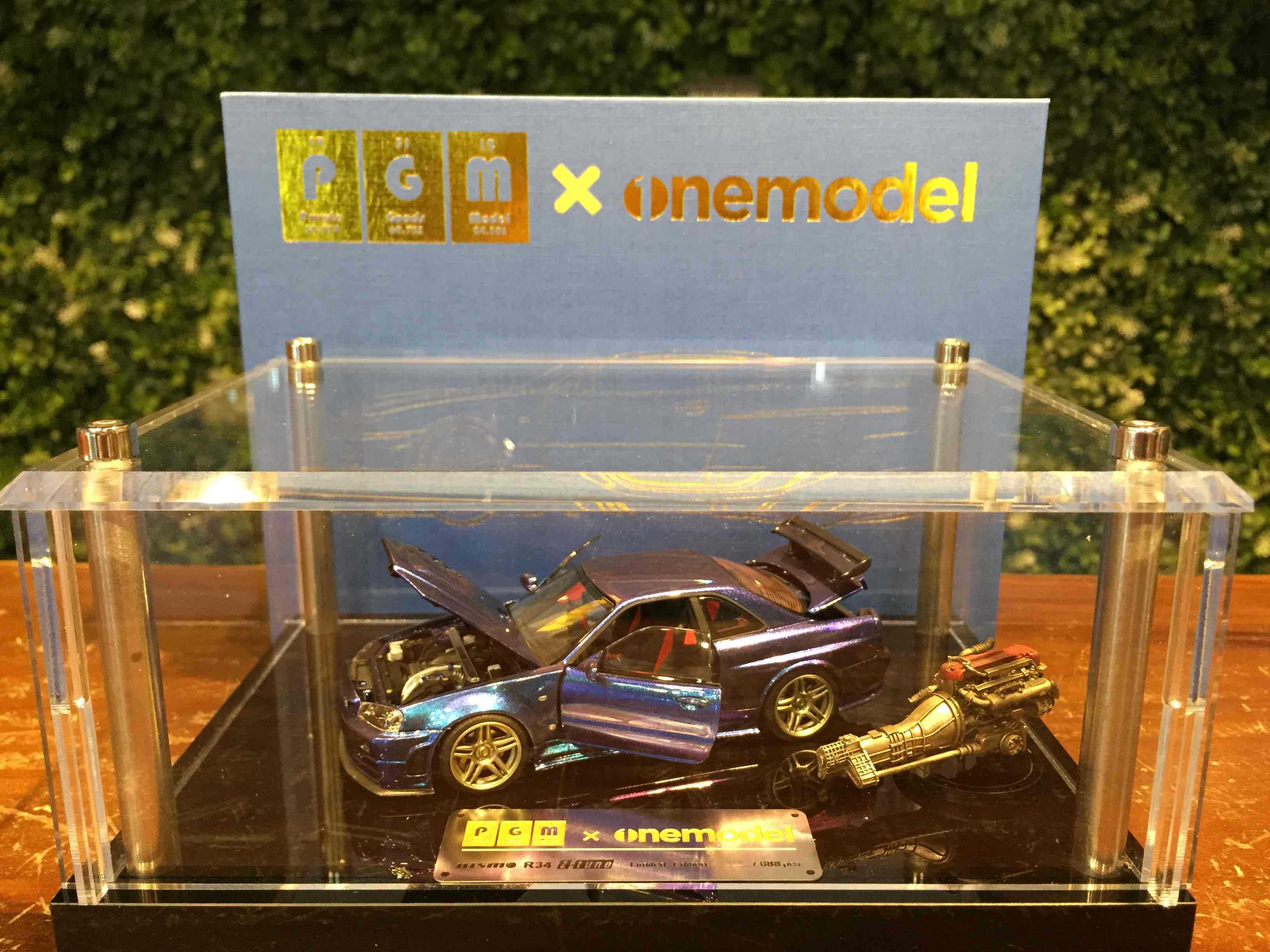 1/43 PGM Nissan Skyline GT-R R34 Nismo Z-tune Chameleon【MGM】