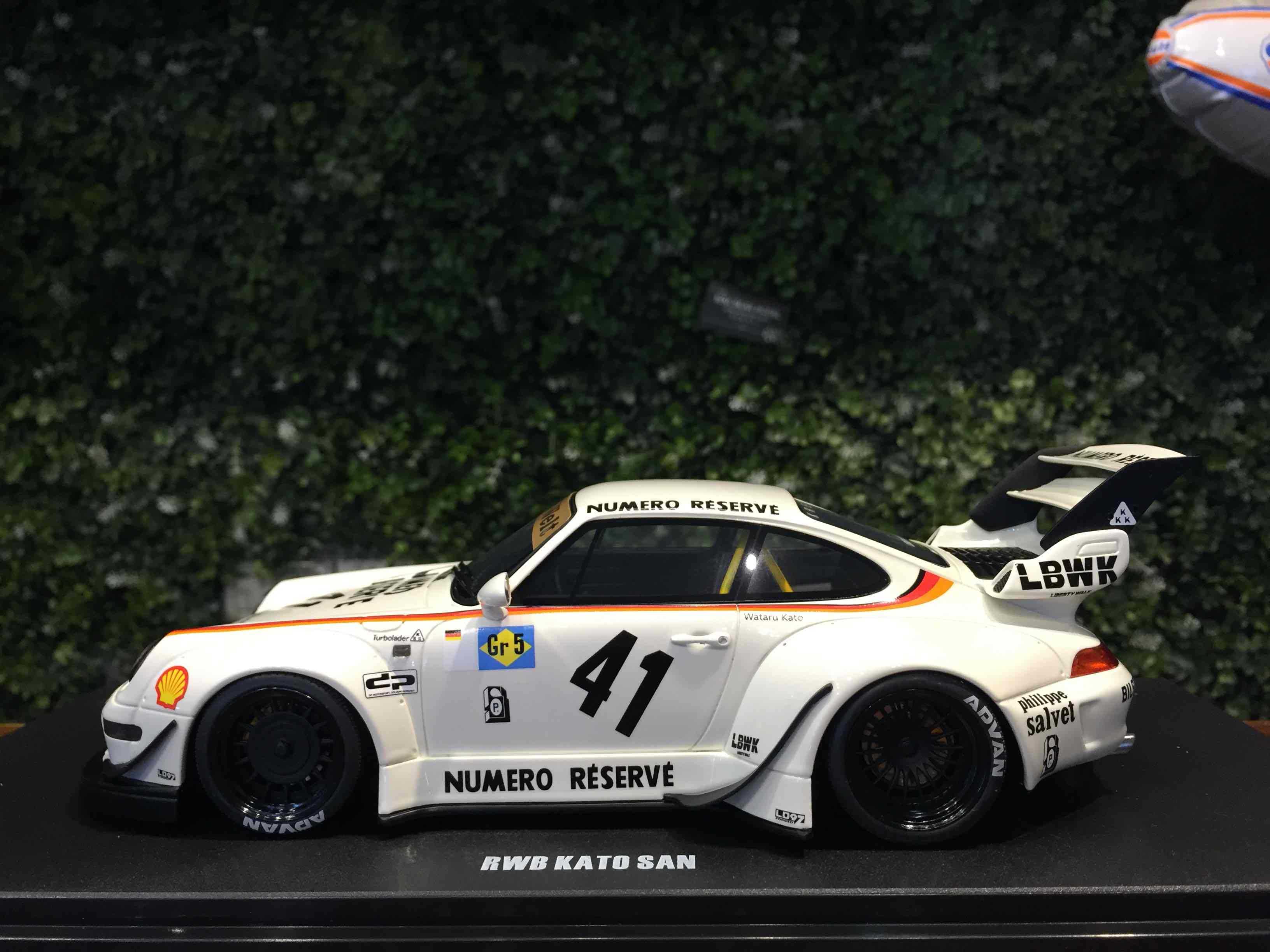 1/18 GT Spirit RWB Porsche 911 Kato-San White GT451【MGM】