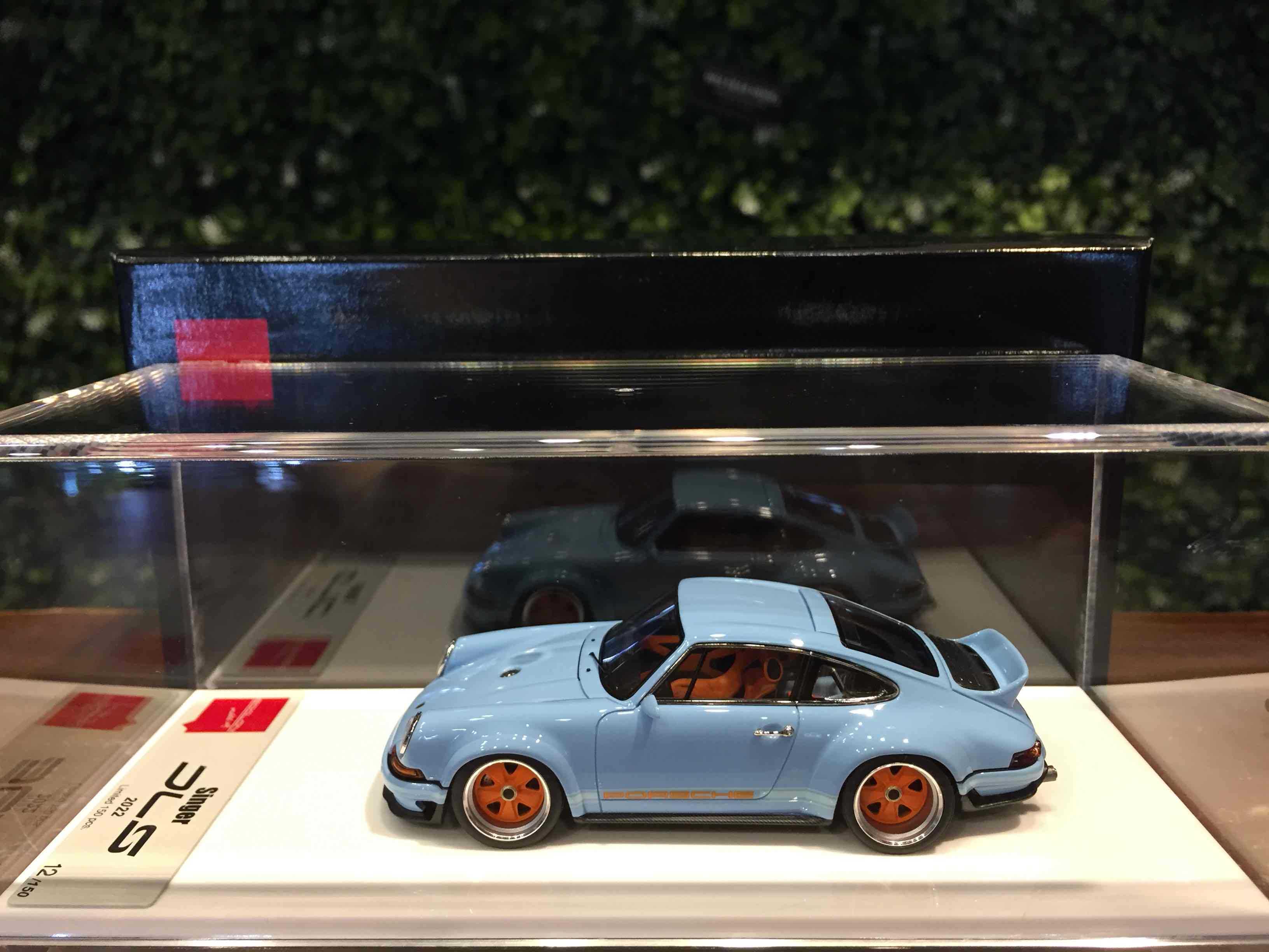 1/43 MakeUp Singer Porsche 911 DLS 2022 GulfBlue EM427L【MGM】