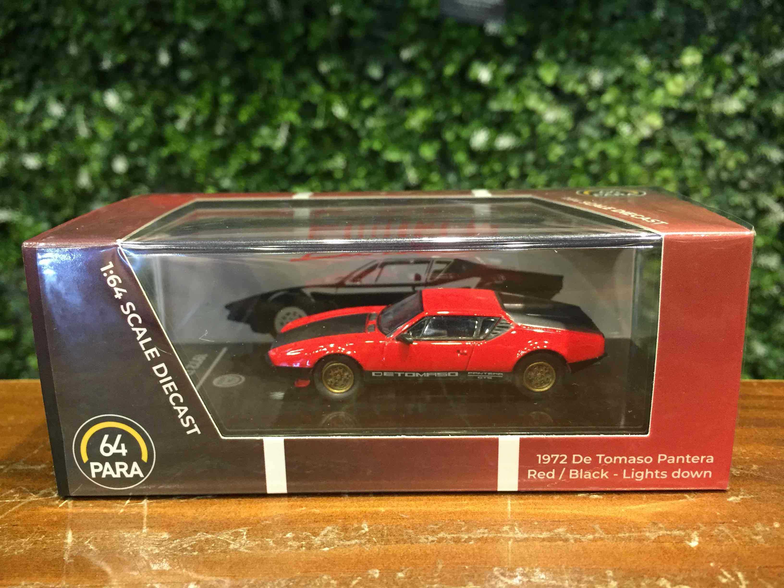 1/64 Paragon De Tomaso Pantera Red PA65644【MGM】