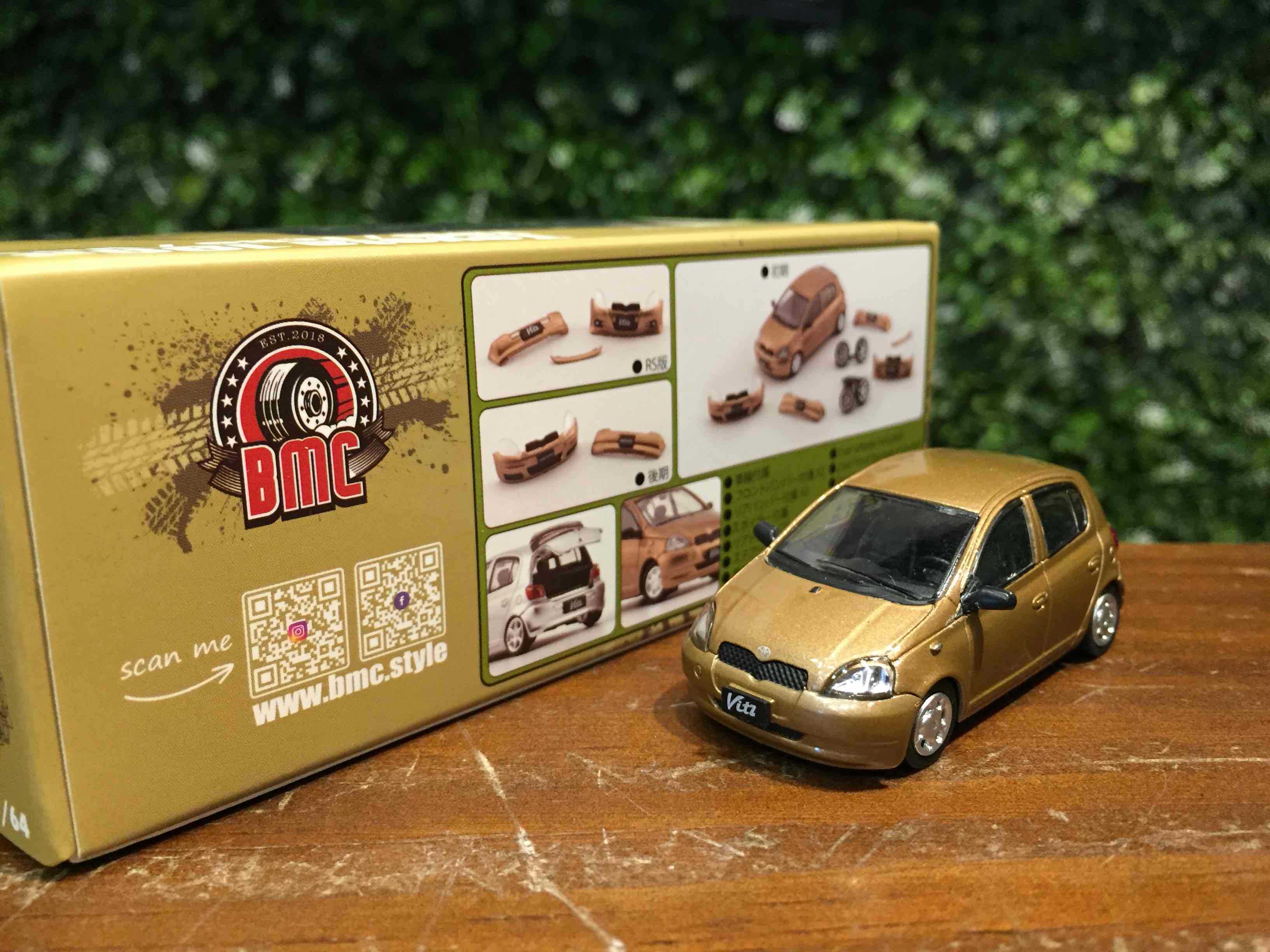 1/64 BM Toyota Yaris 1998 Golden 64B0370【MGM】