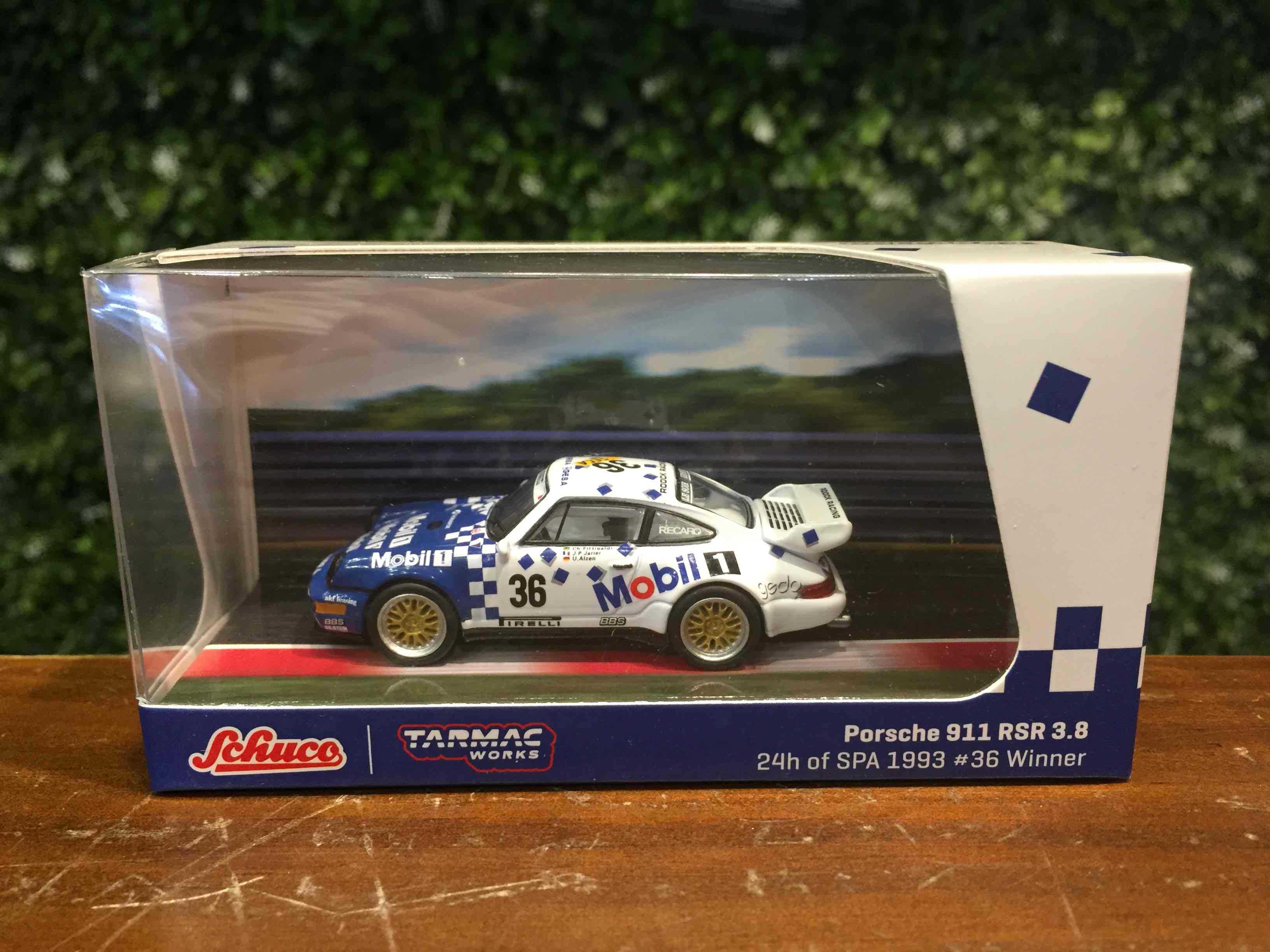 1/64 Tarmac Porsche 911 RSR 1993 Winner T64S00393SPA【MGM】