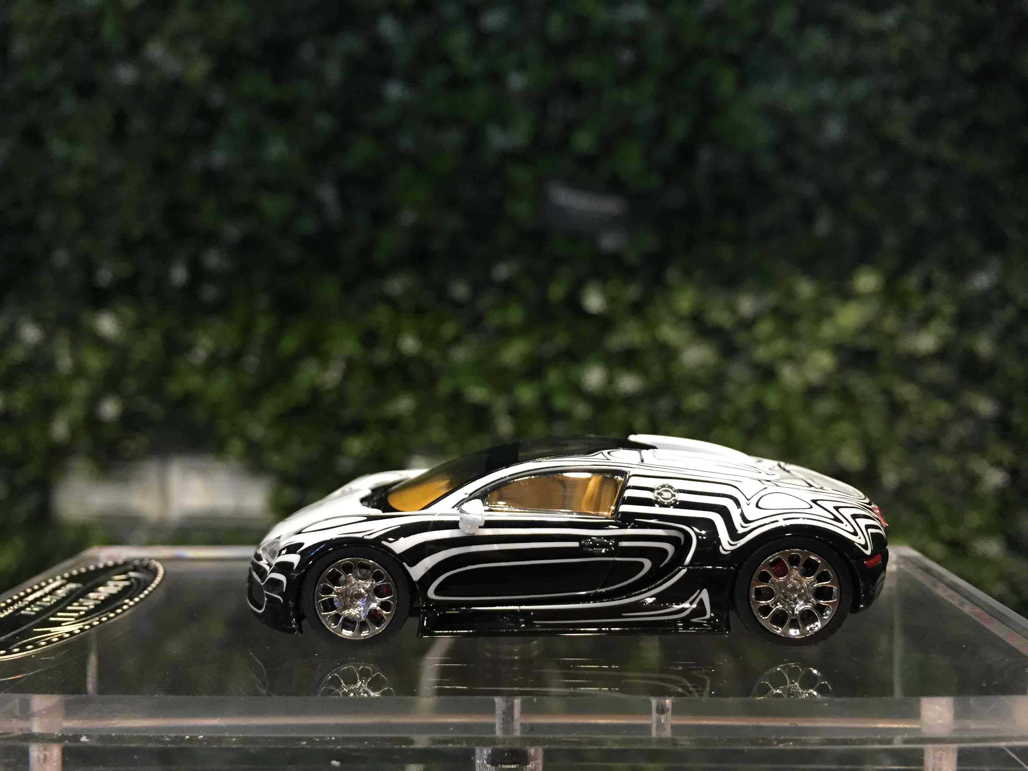 1/64 Mortal Bugatti Veyron Black/White【MGM】