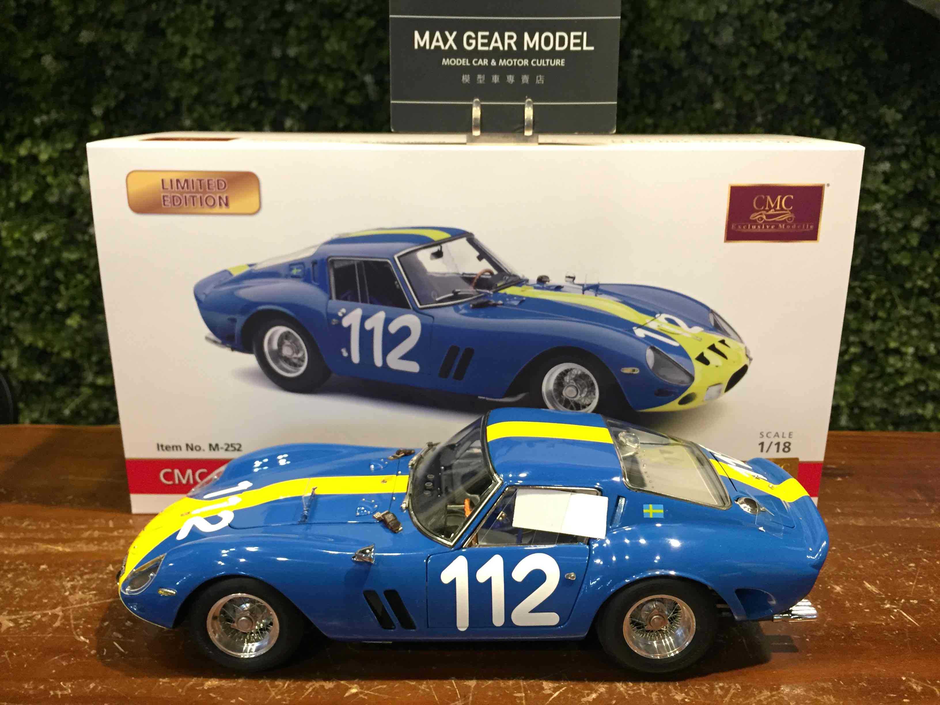 1/18 CMC Ferrari 250 GTO Targa Florio 1964 #112 M252【MGM】