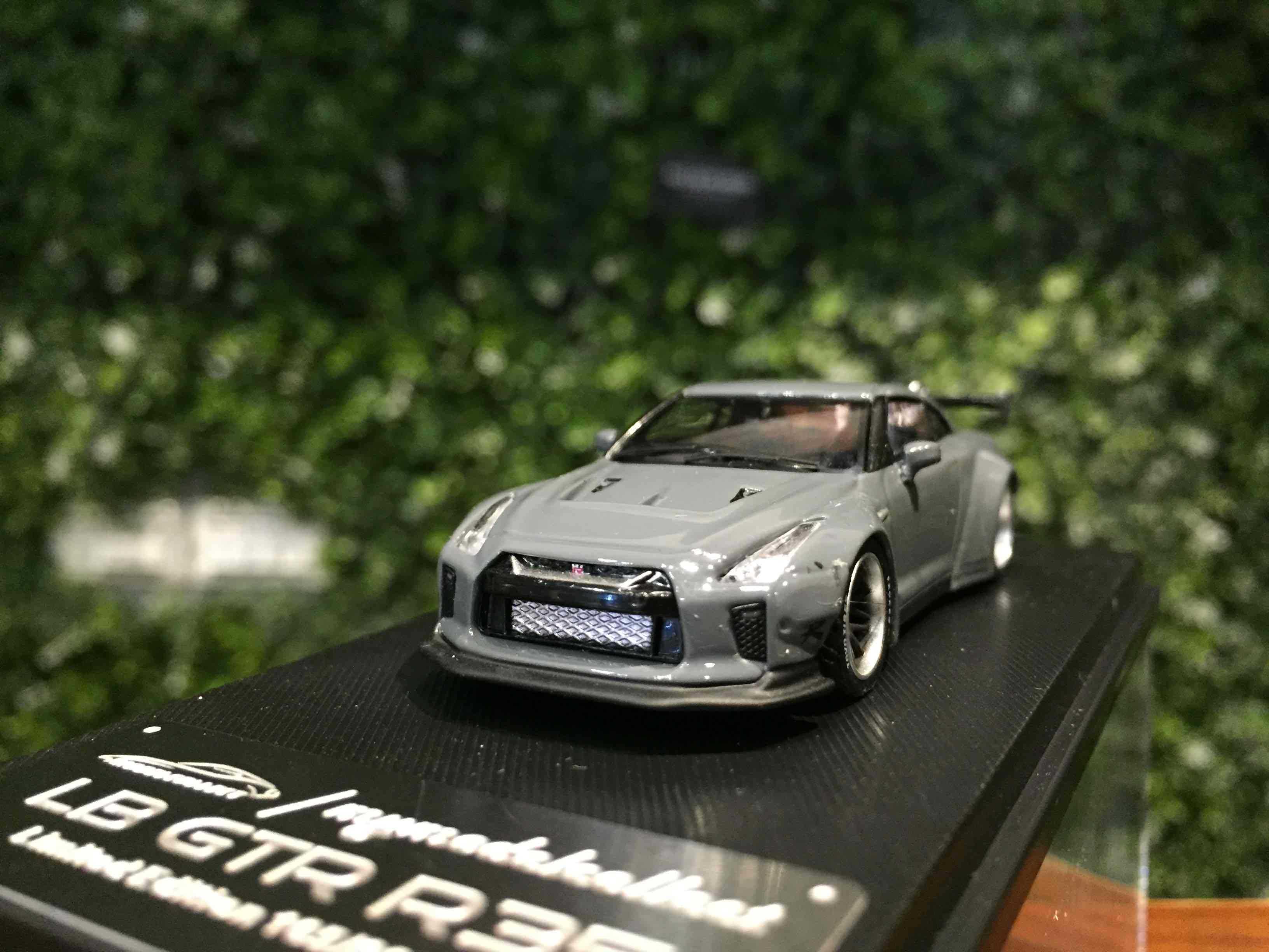 1/64 MC LBWK Nissan GT-R (R35) Grey MC640004B【MGM】 - Max Gear Model 模型店 ...