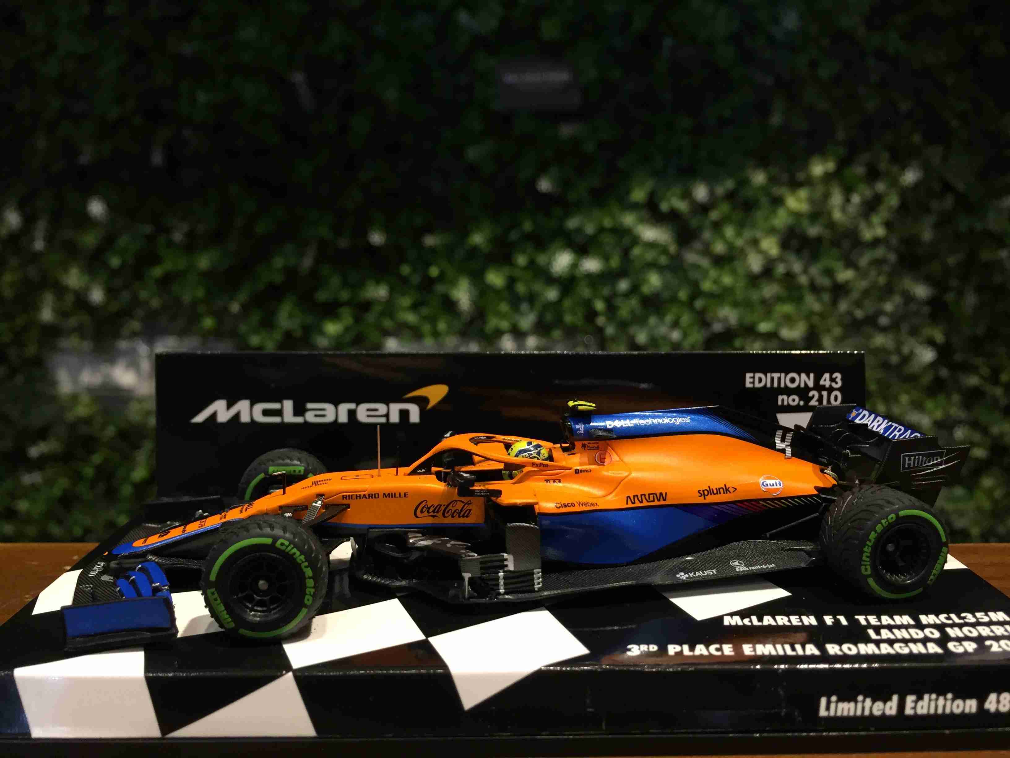 1/43 Minichamps McLaren MCL35M L.Norris 3rd 537214504【MGM】