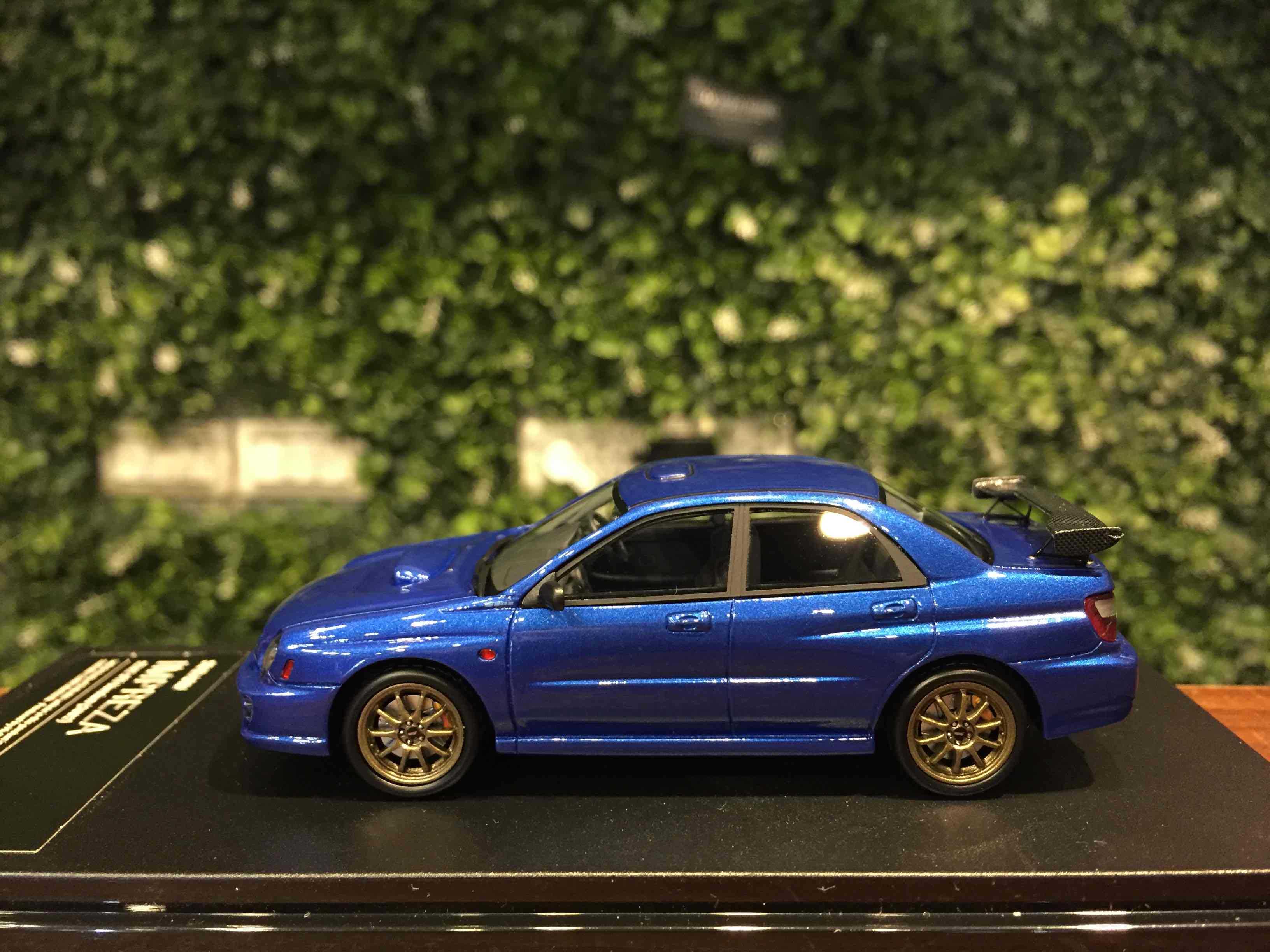 1/43 Hi-Story Subaru Impreza S202 STI 2002 Blue HS402BL【MGM】