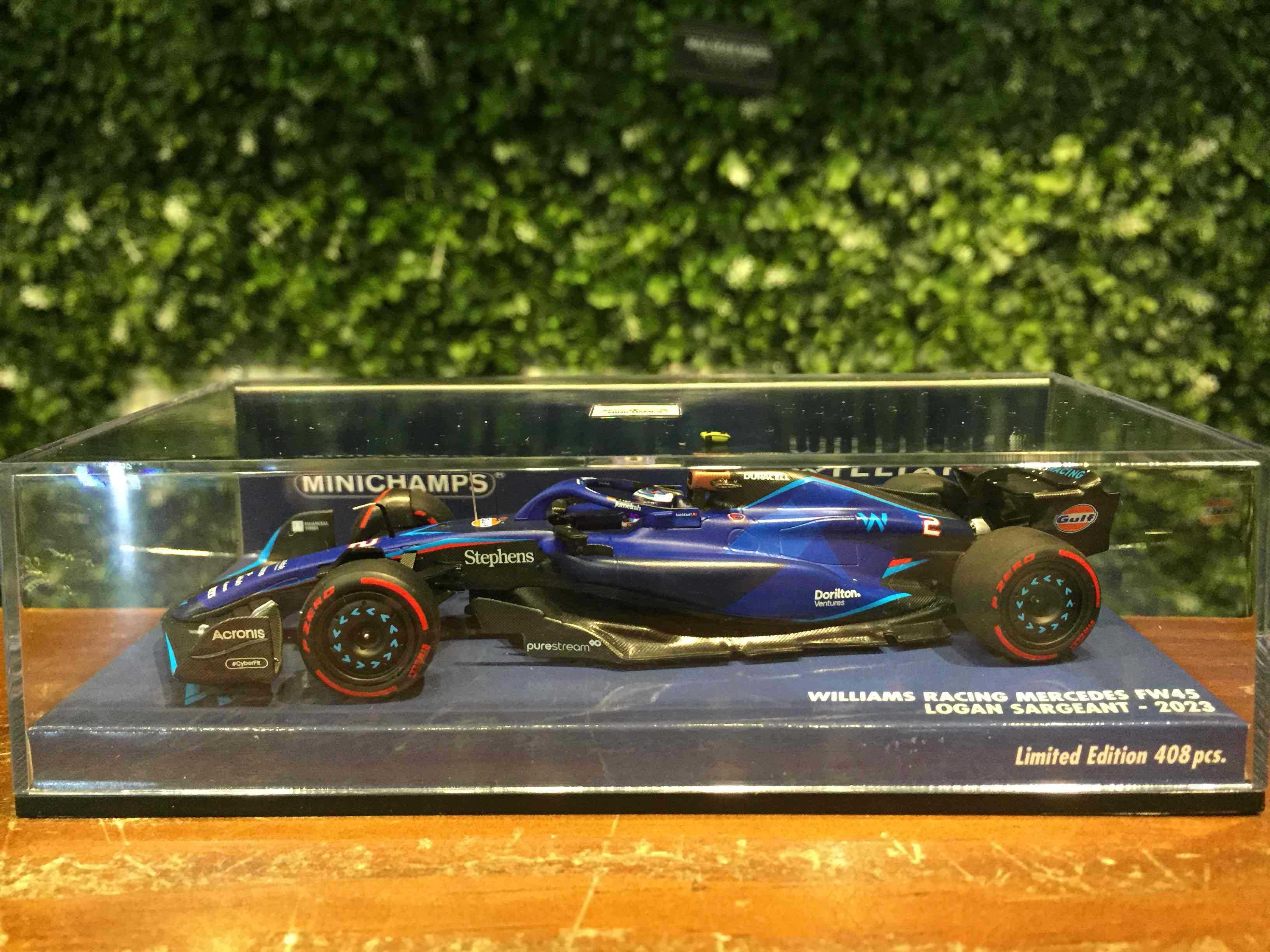 1/43 Minichamps Williams FW45 Logan Sargeant 417230102【MGM】