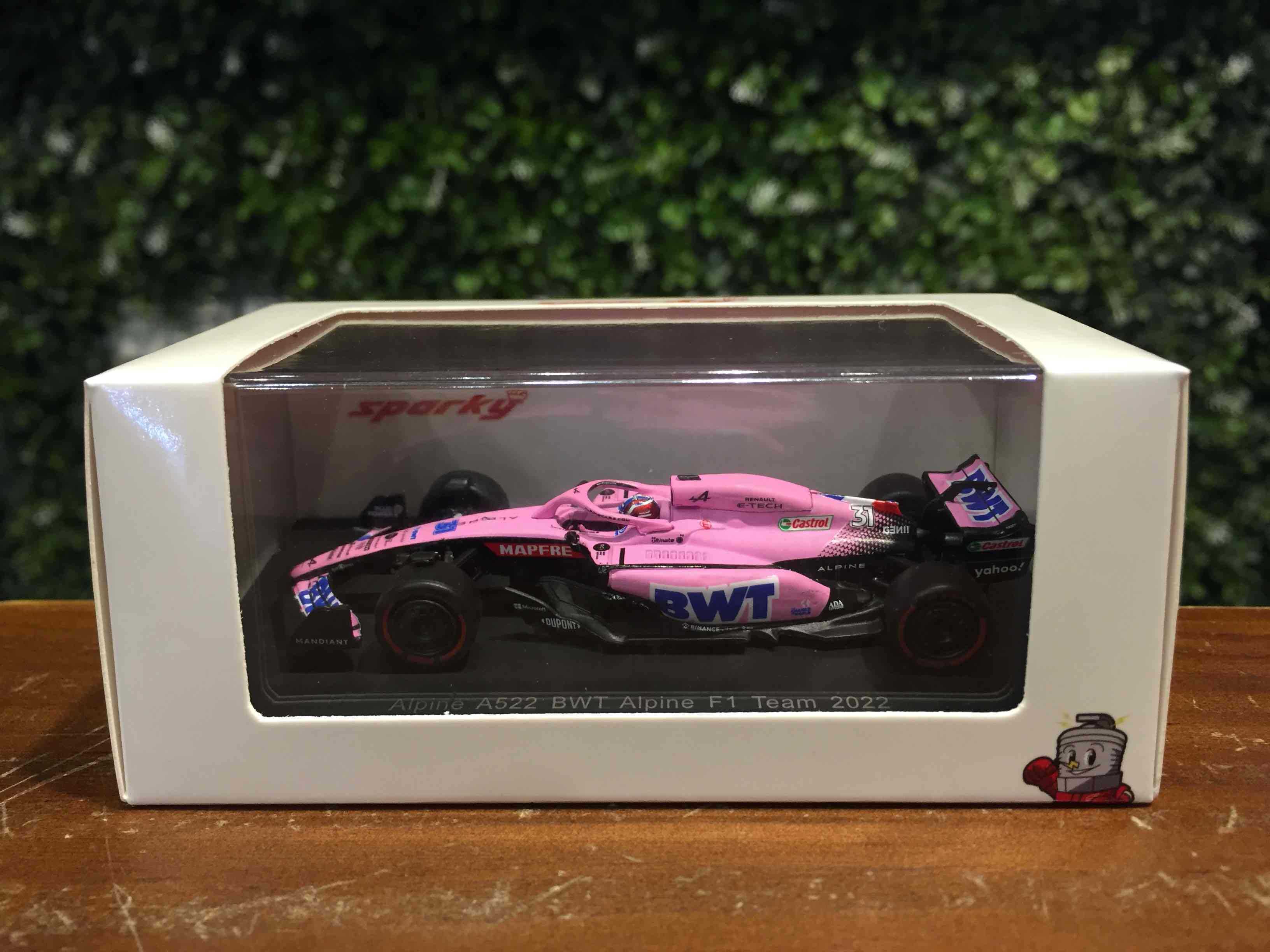 1/64 Spark Alpine A522 Esteban Ocon 2022 Y251【MGM】