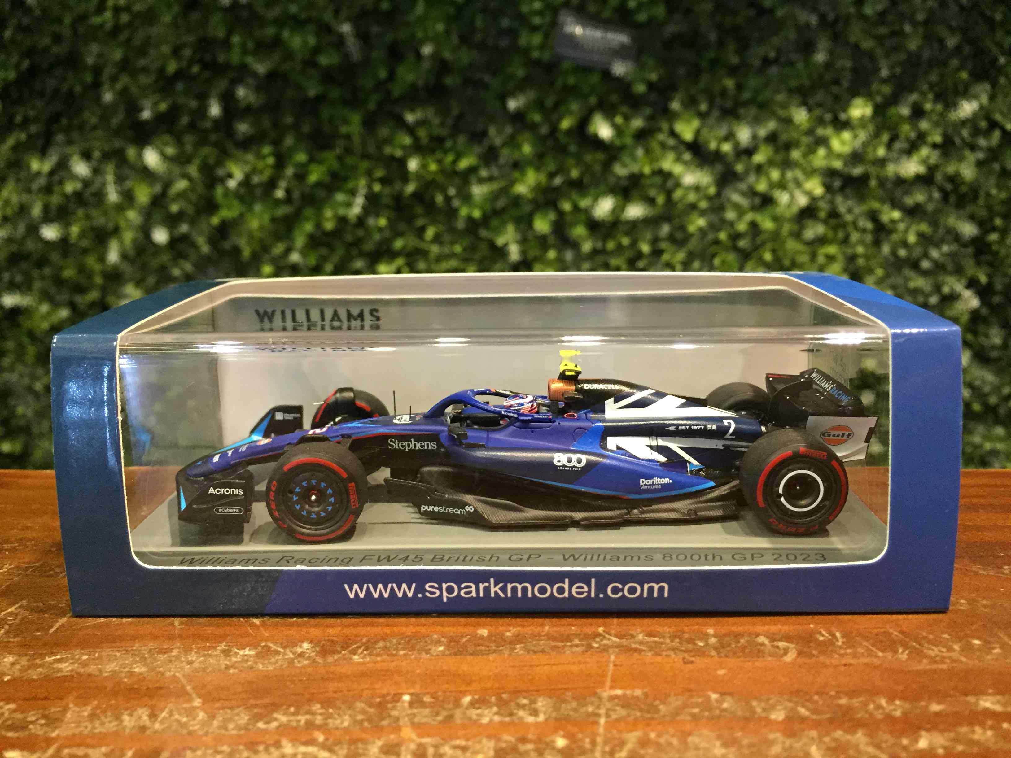 1/43 Spark Williams FW45 Logan Sargeant GP 2023 S8589【MGM】