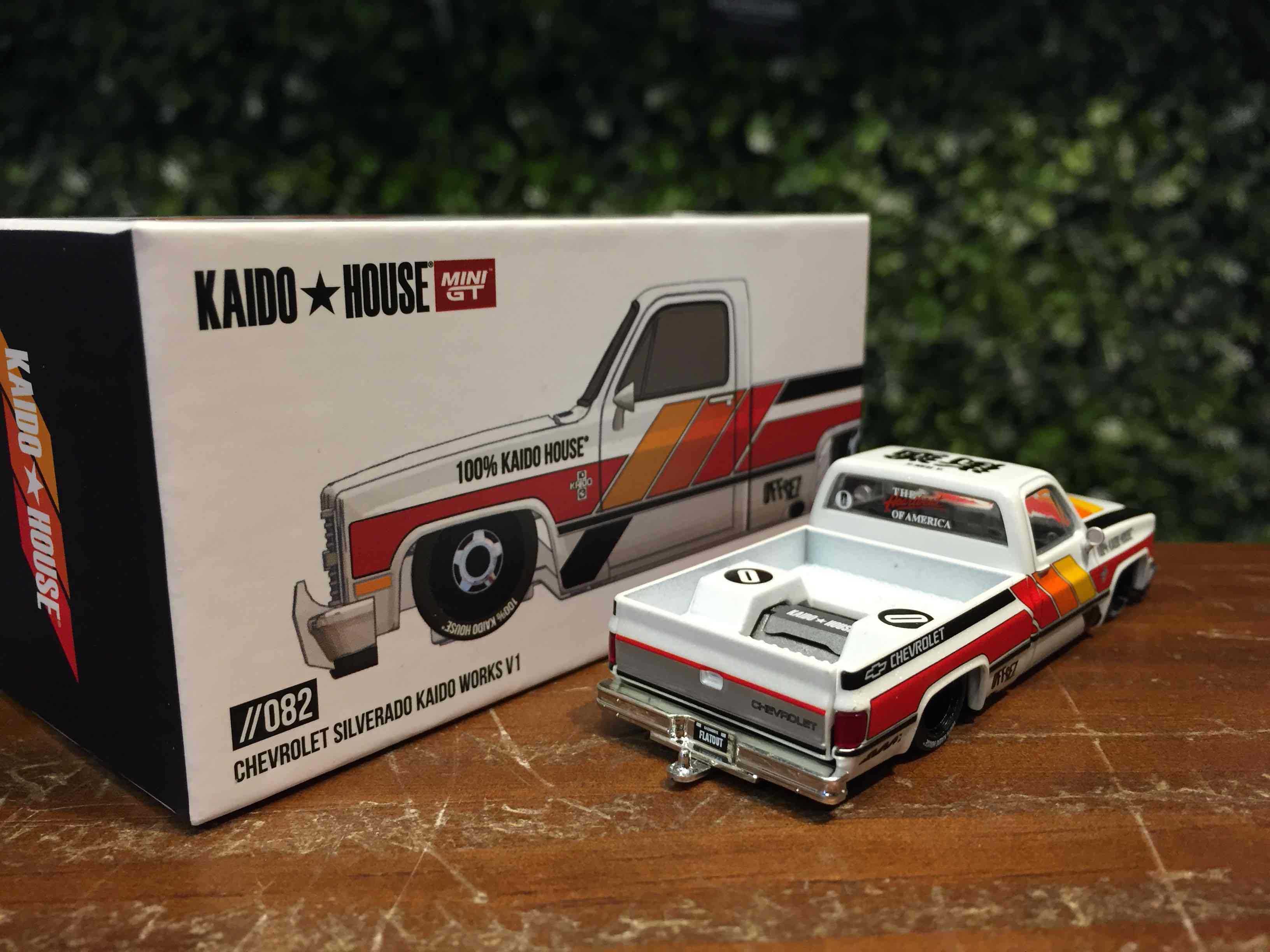 1/64 MiniGT Chevrolet Silverado Kaido V1 KHMG082【MGM】