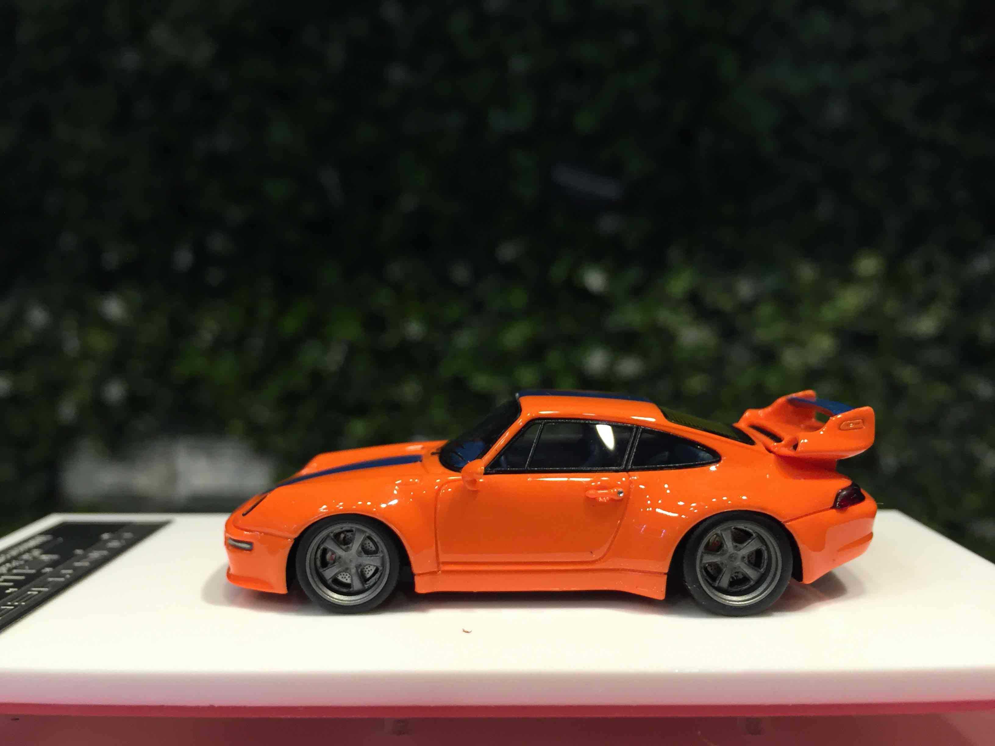 1/64 SCM Gunther Werks 400R Porsche 993 Orange SCM02W2【MGM】