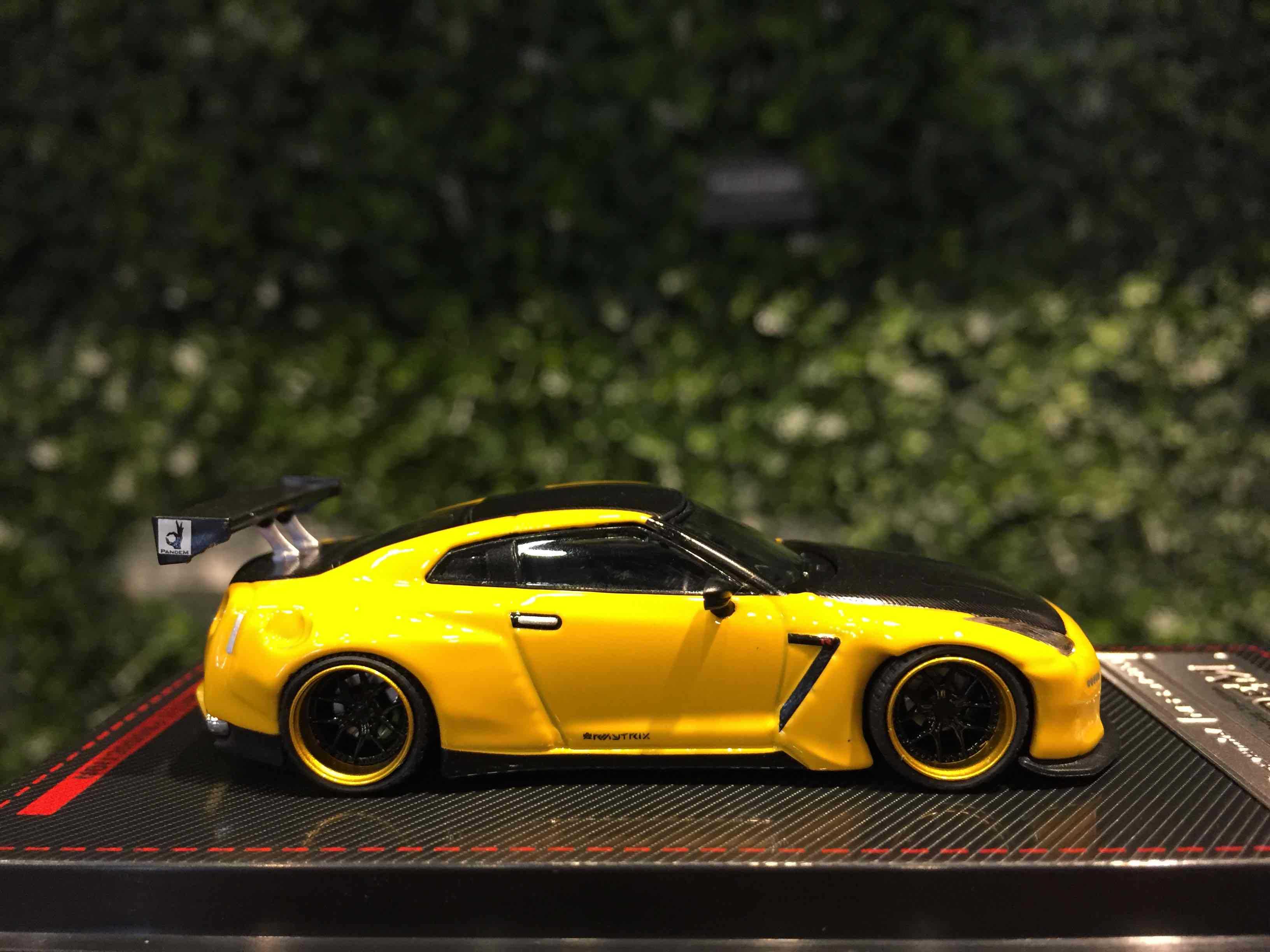 1/64 Ignition Pandem Nissan GT-R (R35) Yellow IG2797【MGM】