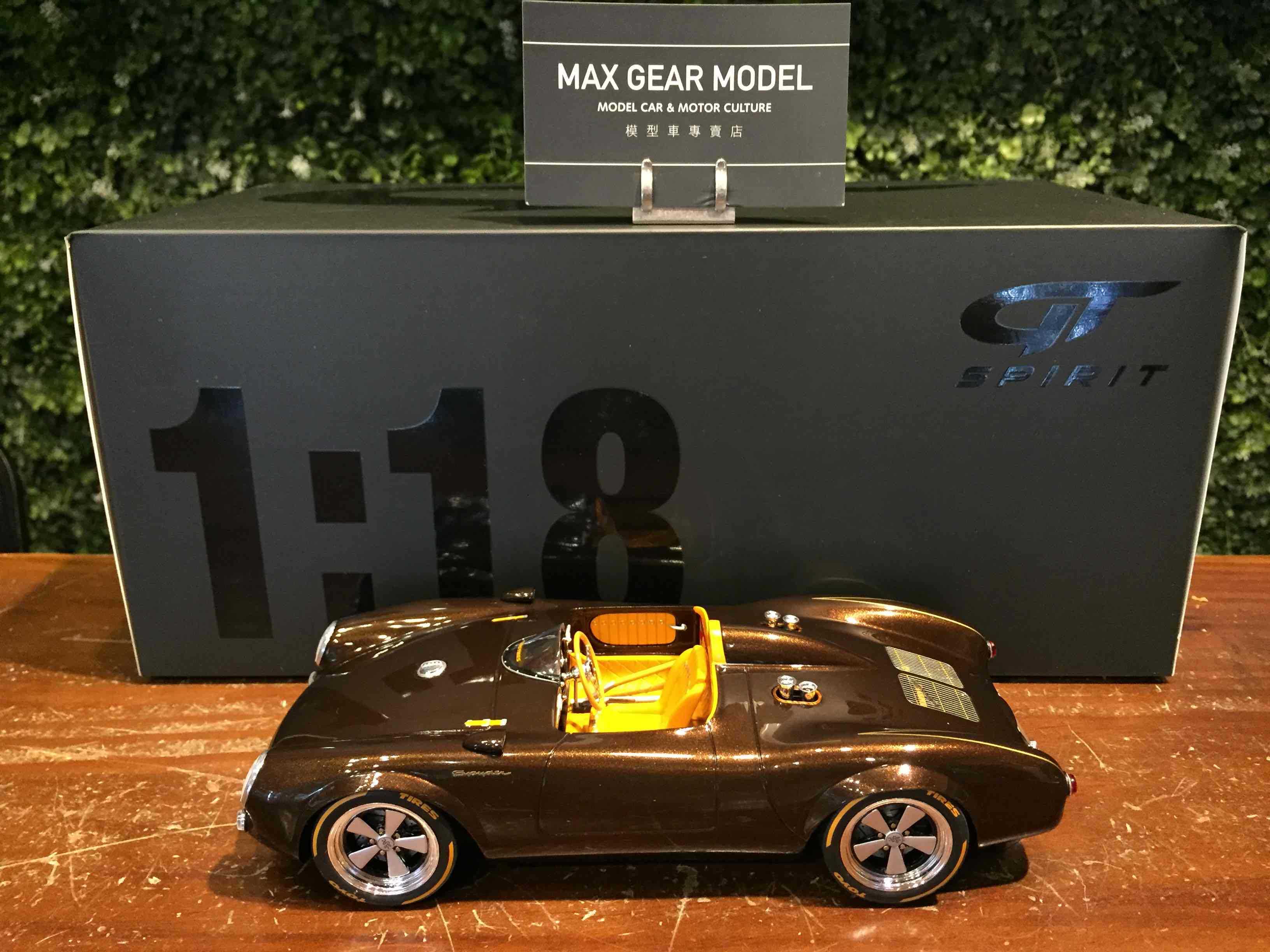 1/18 GT Spirit Porsche 550 Spyder S-Klub Brown GT416【MGM】