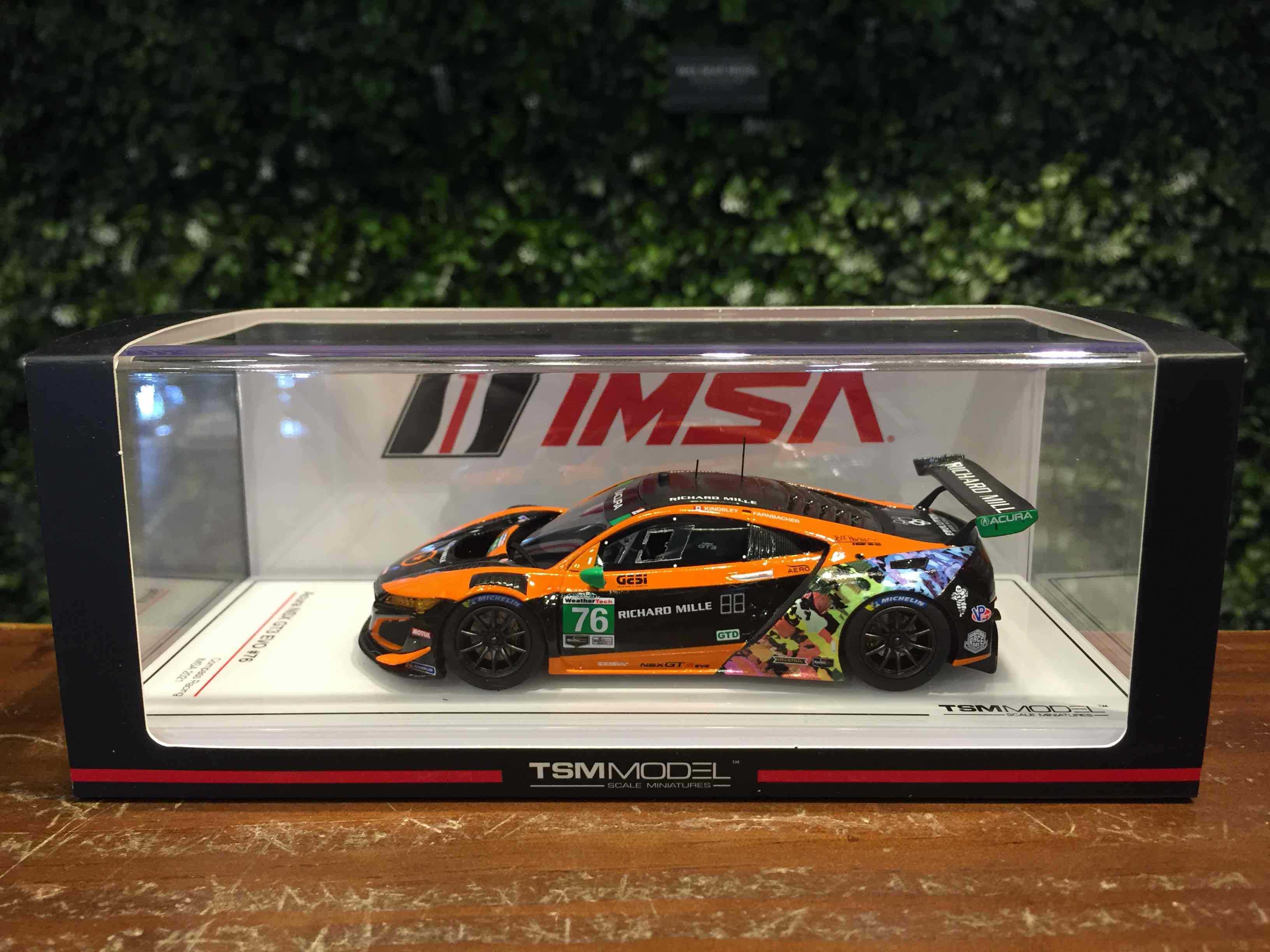 1/43 TSM Acura NSX GT3 EVO #76 IMSA 2021 TSM430628【MGM】