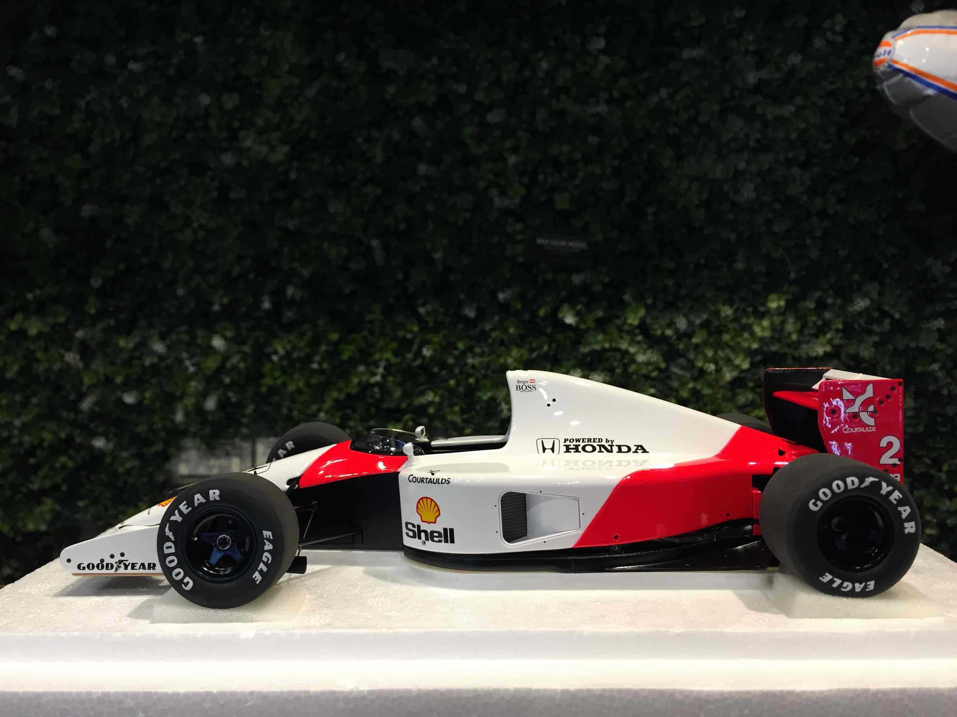 1/18 AUTOart McLaren Honda MP4/6 1991 G.Berger #2 89152【MGM】