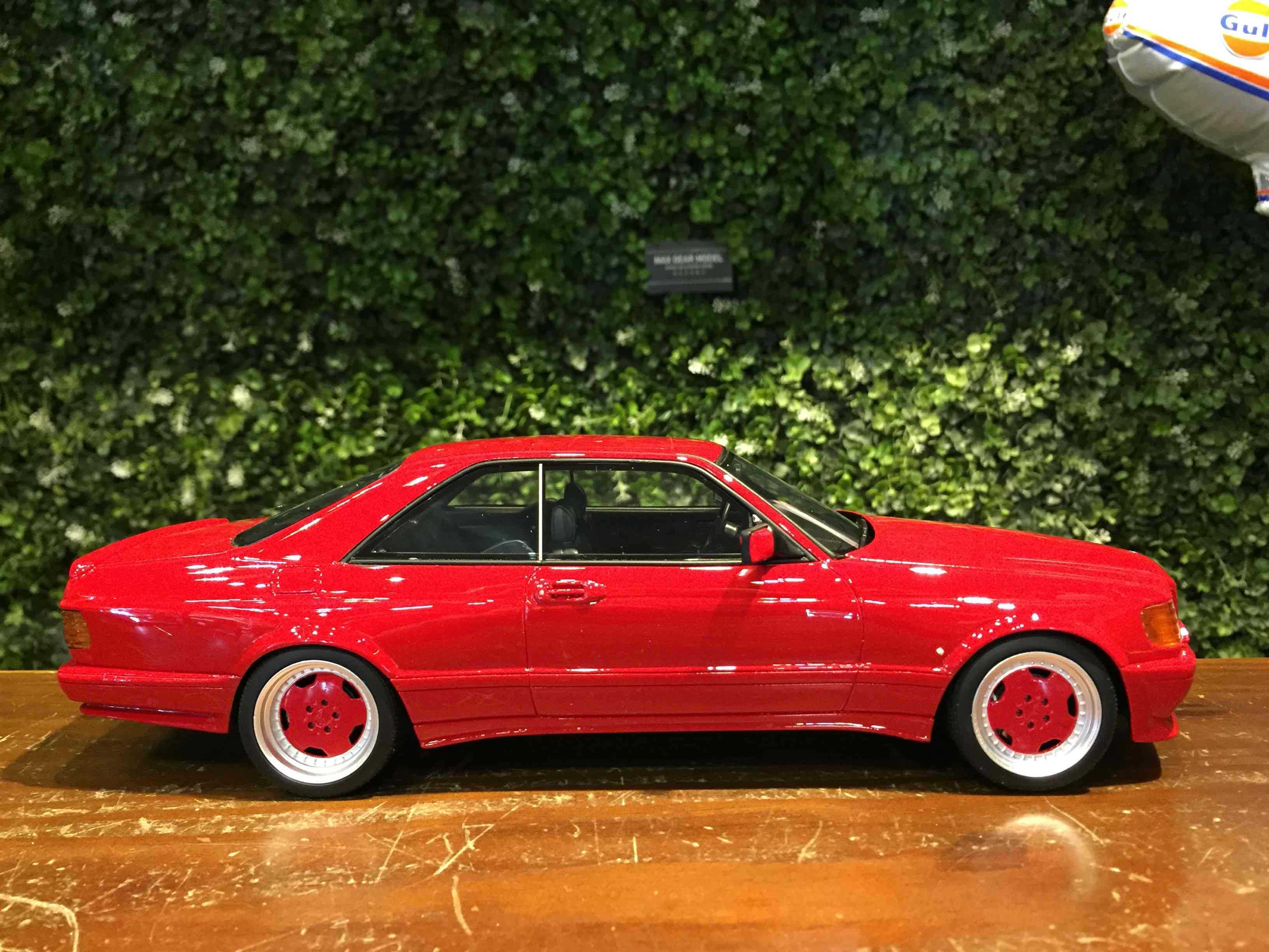 1/18 Otto Mercedes-Benz W126 560 SEC Red OT995【MGM】