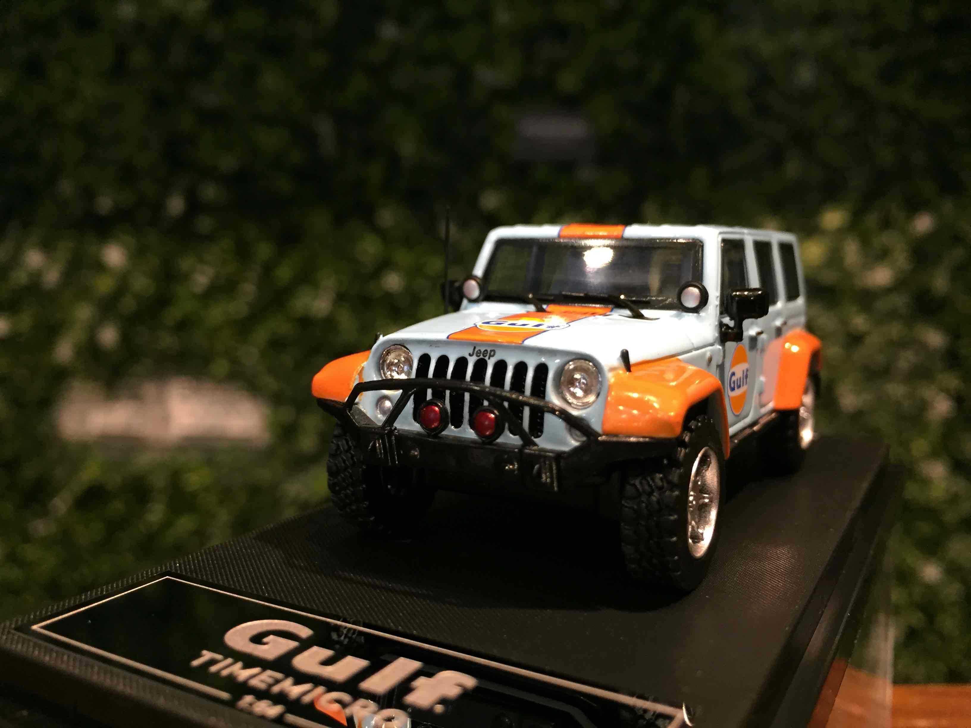 1/64 TimeModel Jeep Wrangler Rubicon Gulf TM643008【MGM】