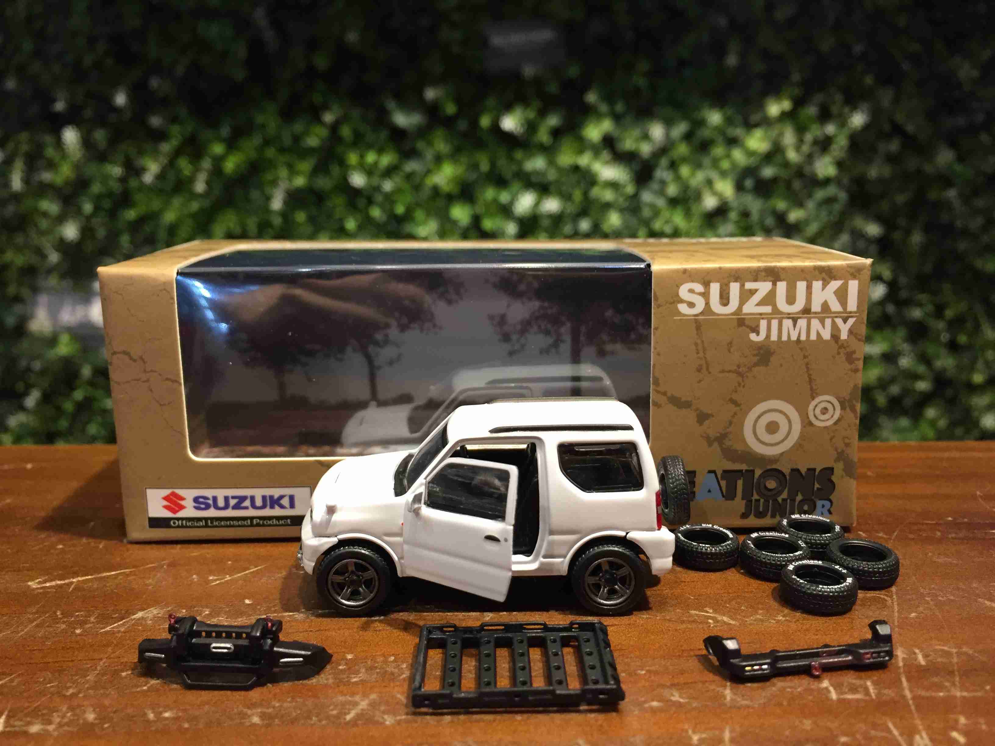 1/64 BM Creations Suzuki Jimny K-Car JB23 White 64B0069【MGM】 - Max Gear