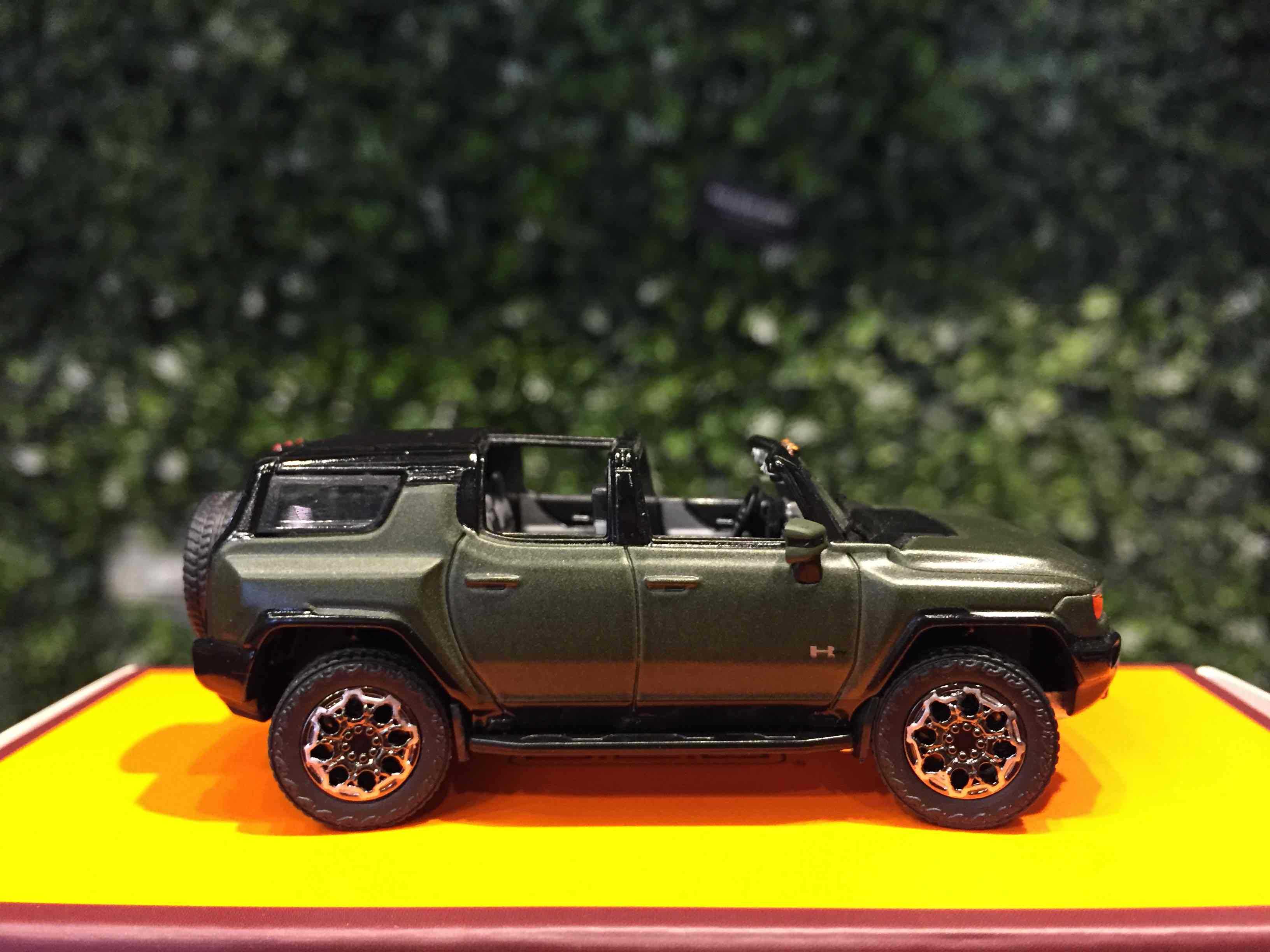 1/64 GCD GMC Hummer EV SUV 2023 Matt Green KS049359【MGM】