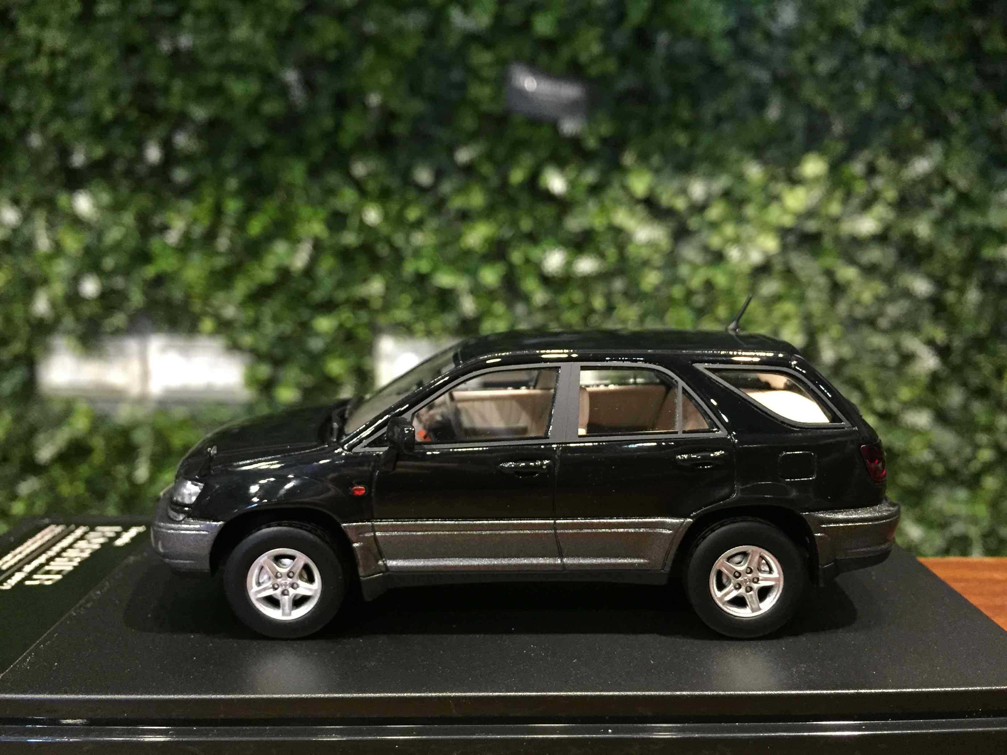 1/43 Hi-Story Toyota Harrier 3.0 (RX300) 1997 HS449BK【MGM】