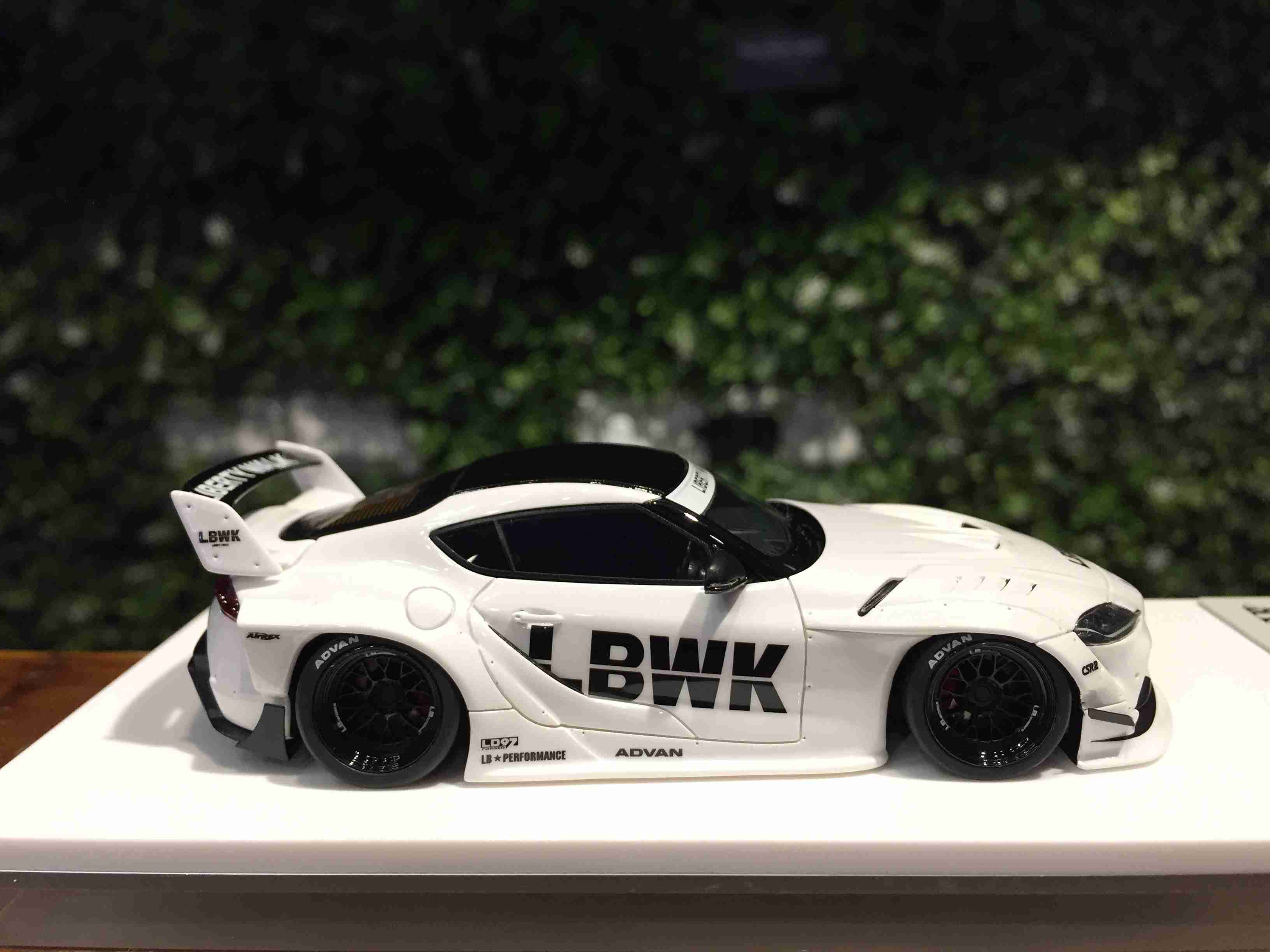 1/43 MakeUp LB-Works GR Supra Pearl White LB017A【MGM】