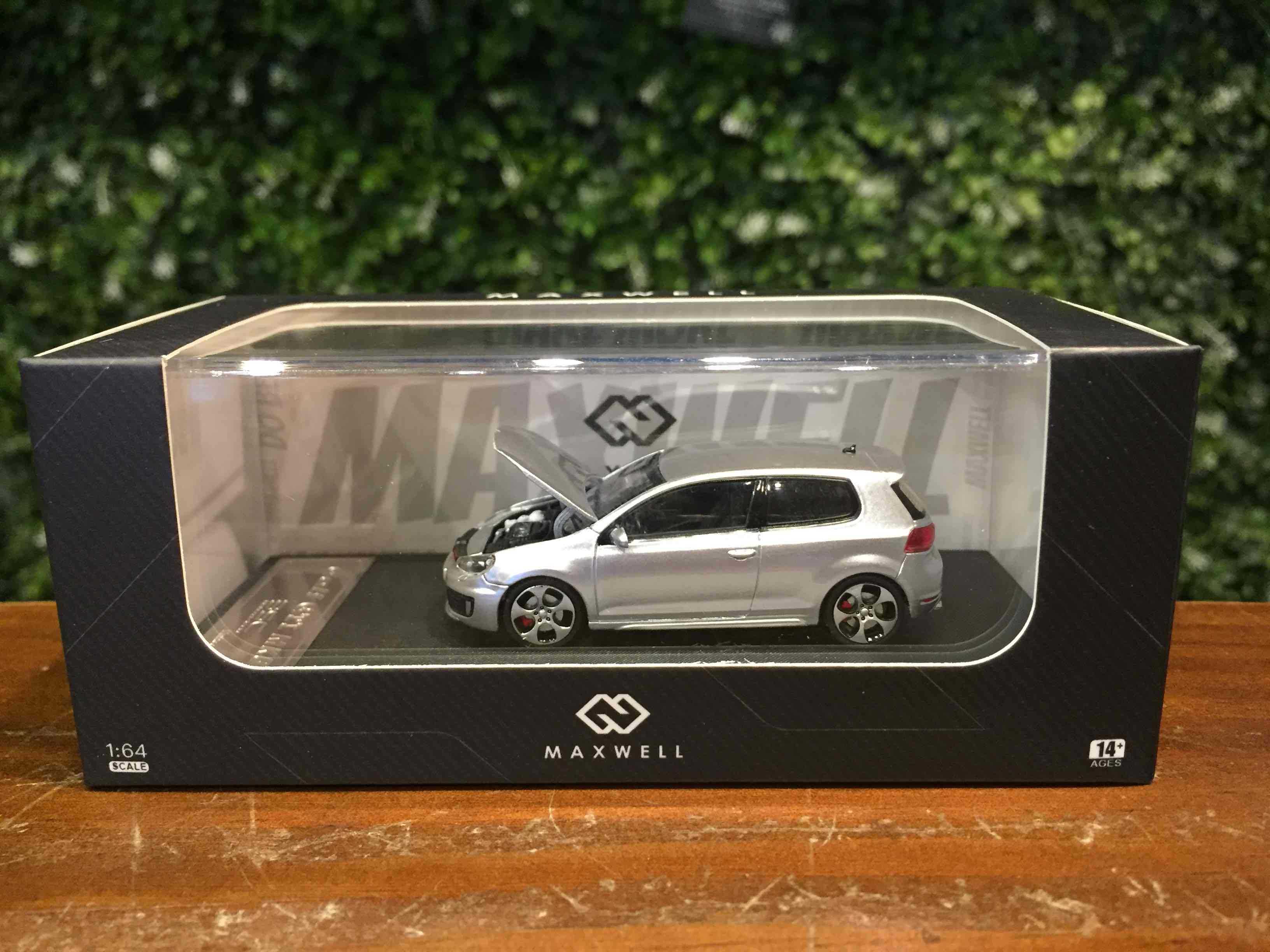 1/64 MaxWell Volkswagen VW Golf GTI MK6 Silver【MGM】