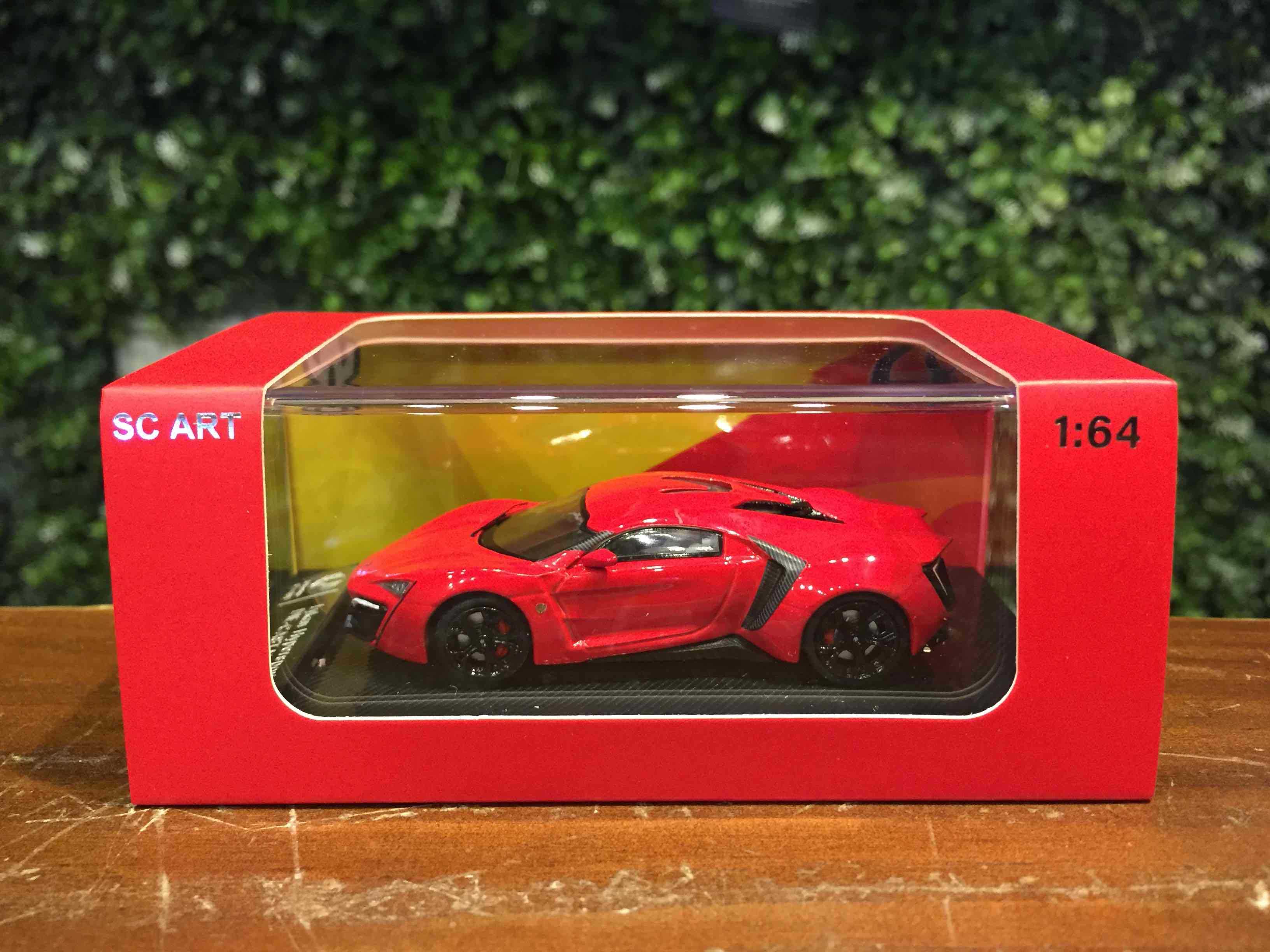 1/64 SC-Art W Motors Lykan Hypersport Red【MGM】