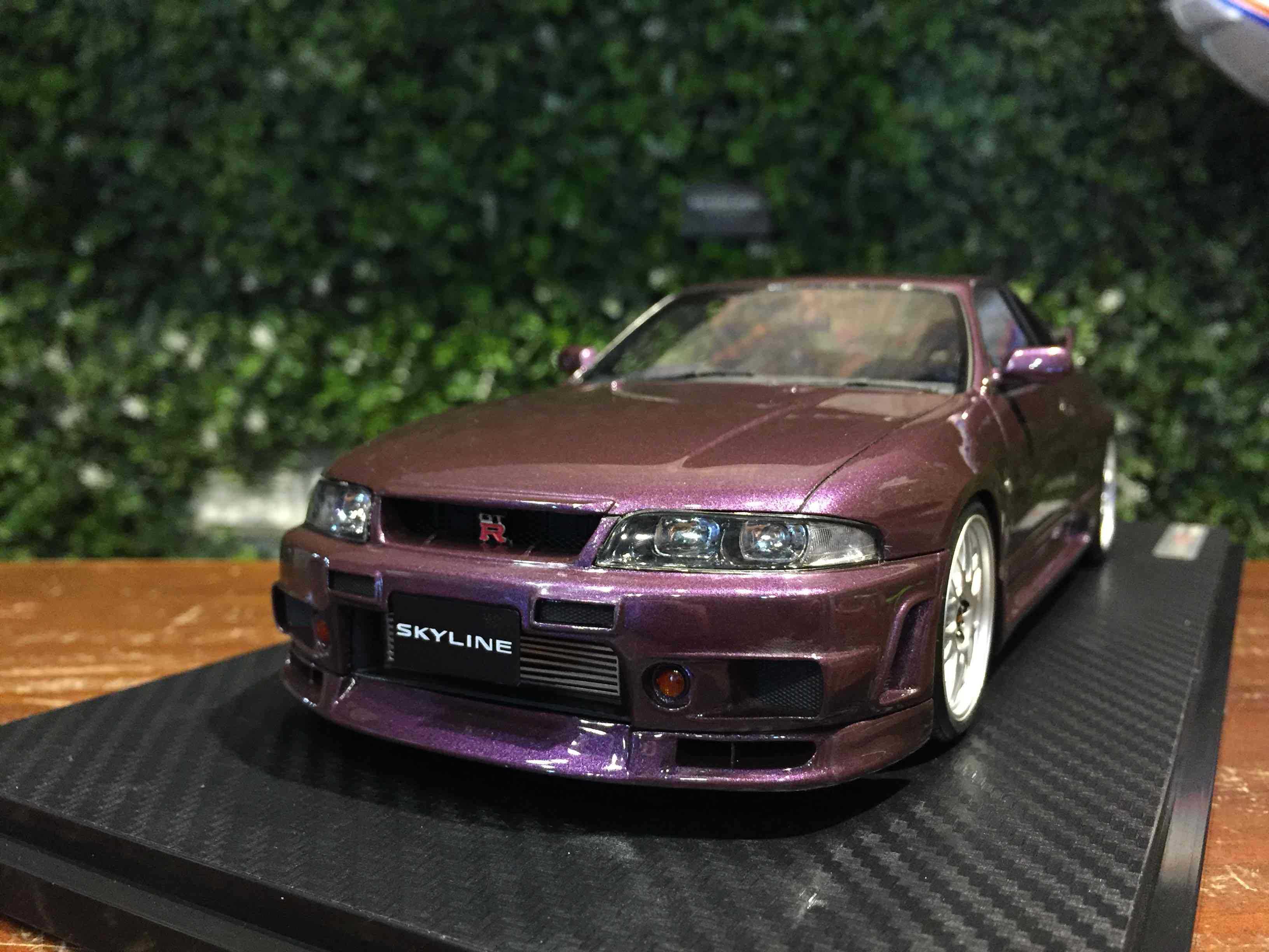 1/18 Ignition Nissan Skyline GT-R (R33) Purple IG2779【MGM】 - Max