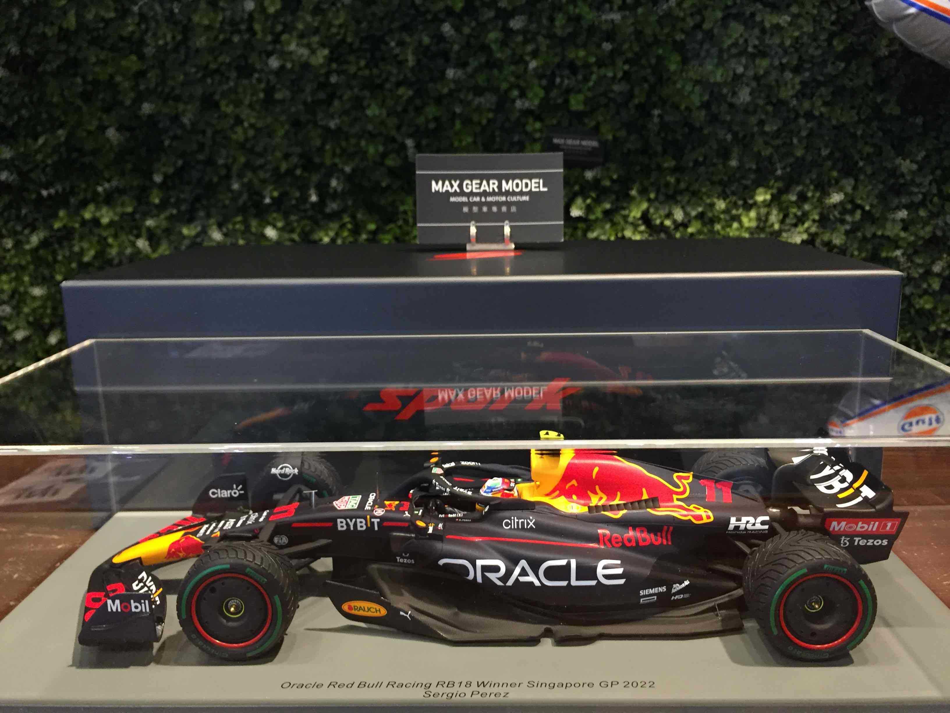 1/18 Spark Red Bull RB18 Sergio Perez Winner 18S778【MGM】
