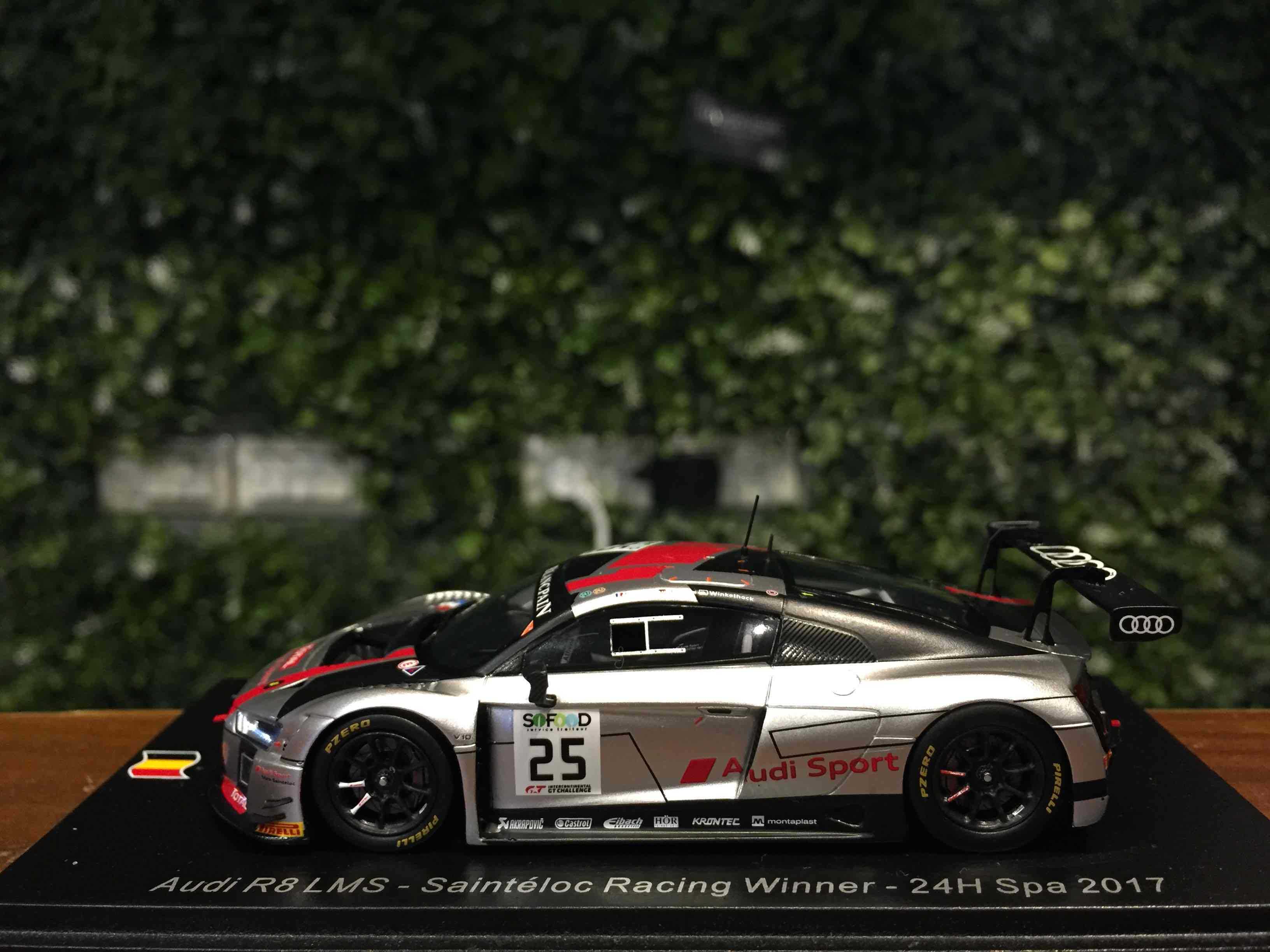 1/43 Spark Audi R8 LMS Winner 24H SPA 2017 43SPA2017【MGM】