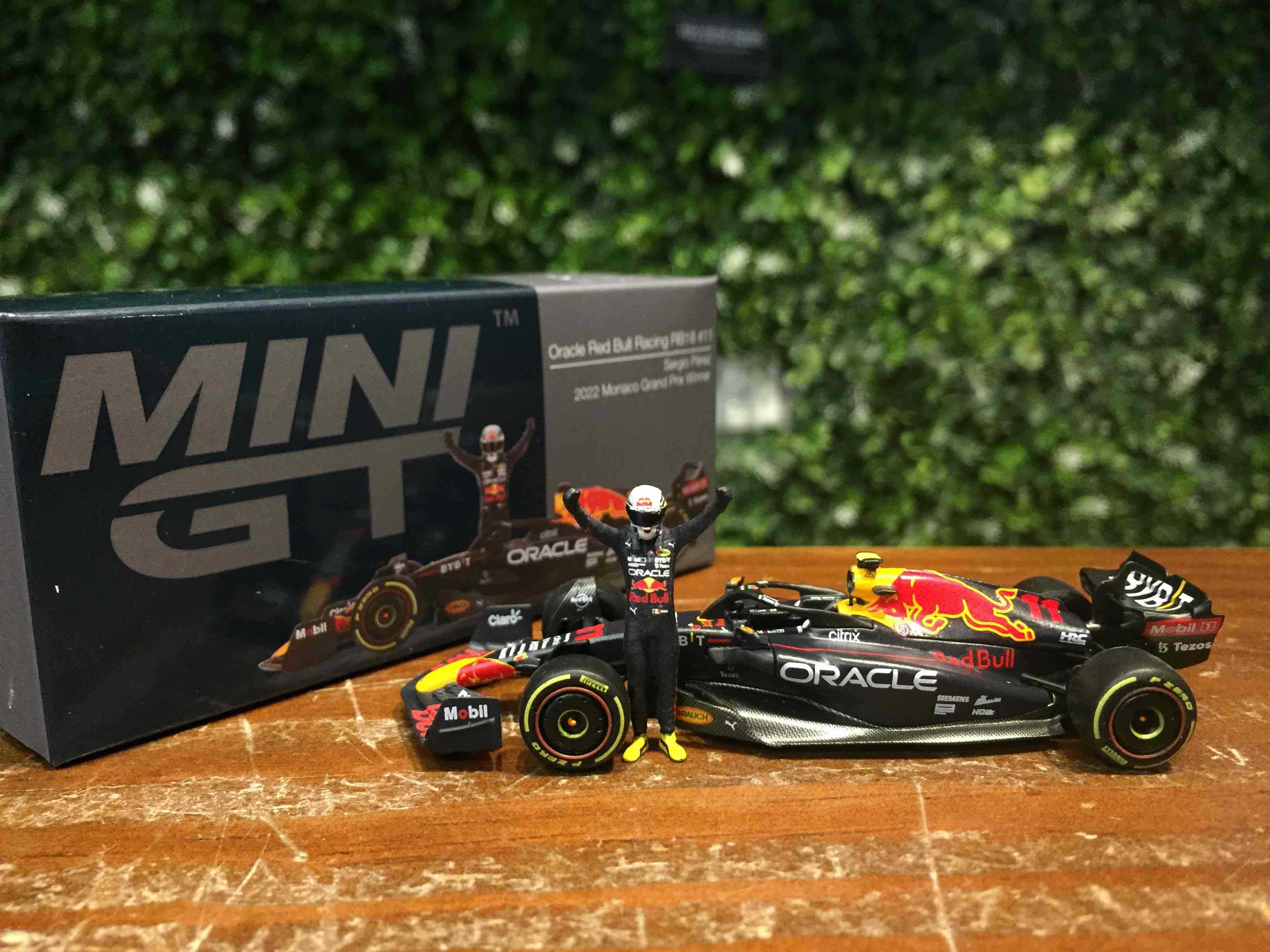 1/64 MiniGT Red Bull RB18 Sergio Perez Winner MGT00551L【MGM】