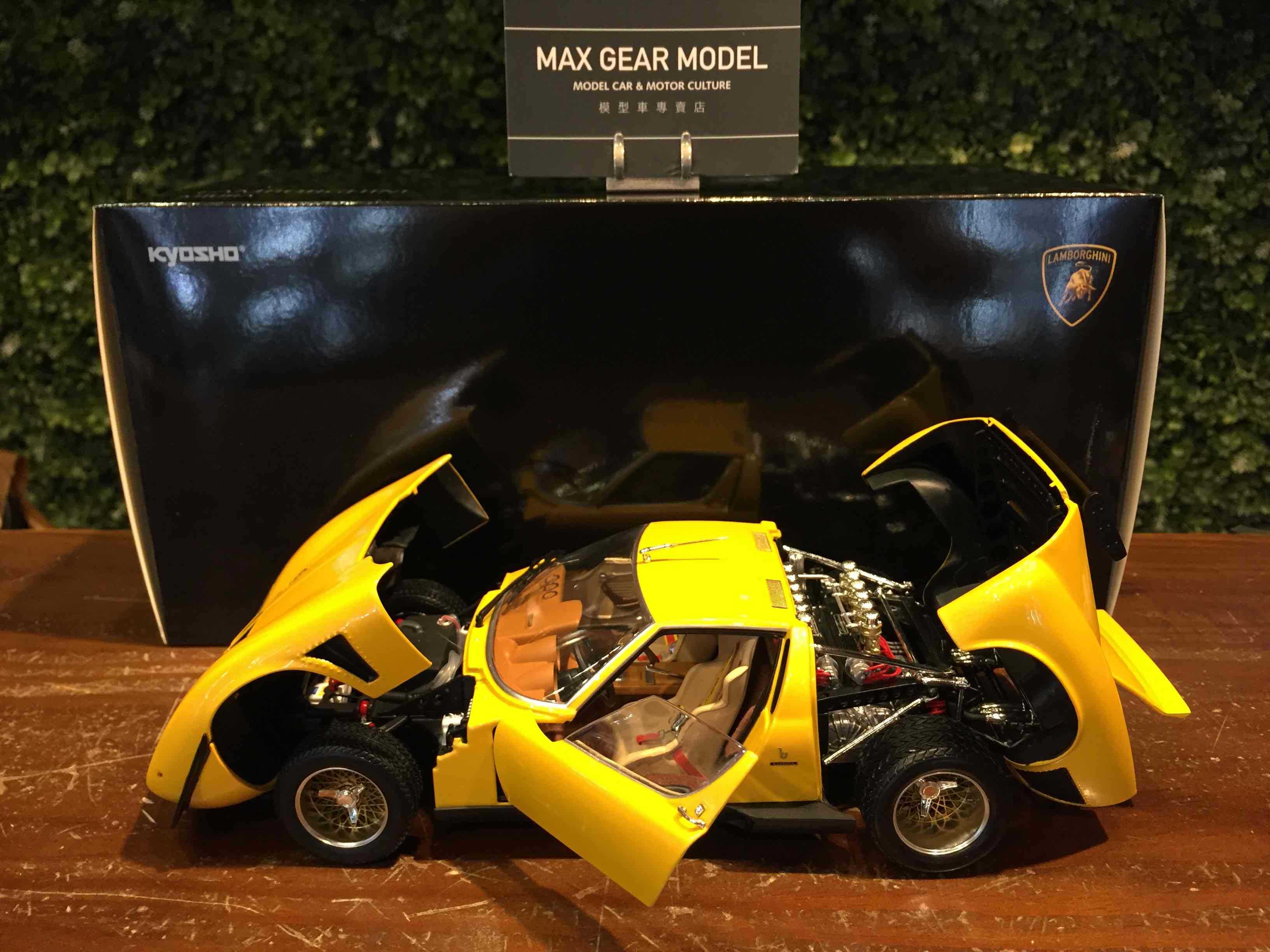 1/18 Kyosho Lamborghini Miura SVR Yellow 08319GY【MGM】