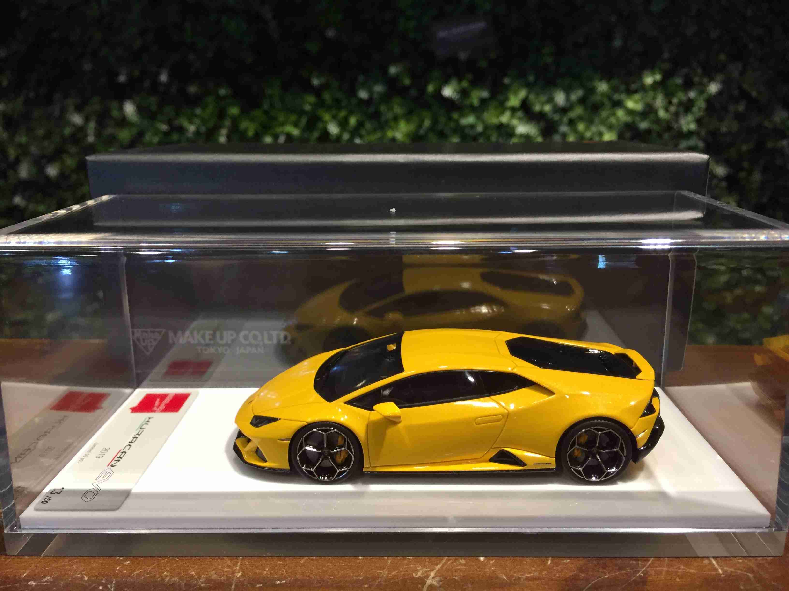 1/43 MakeUp Lamborghini Huracan EVO 2019 Yellow EM518D【MGM】