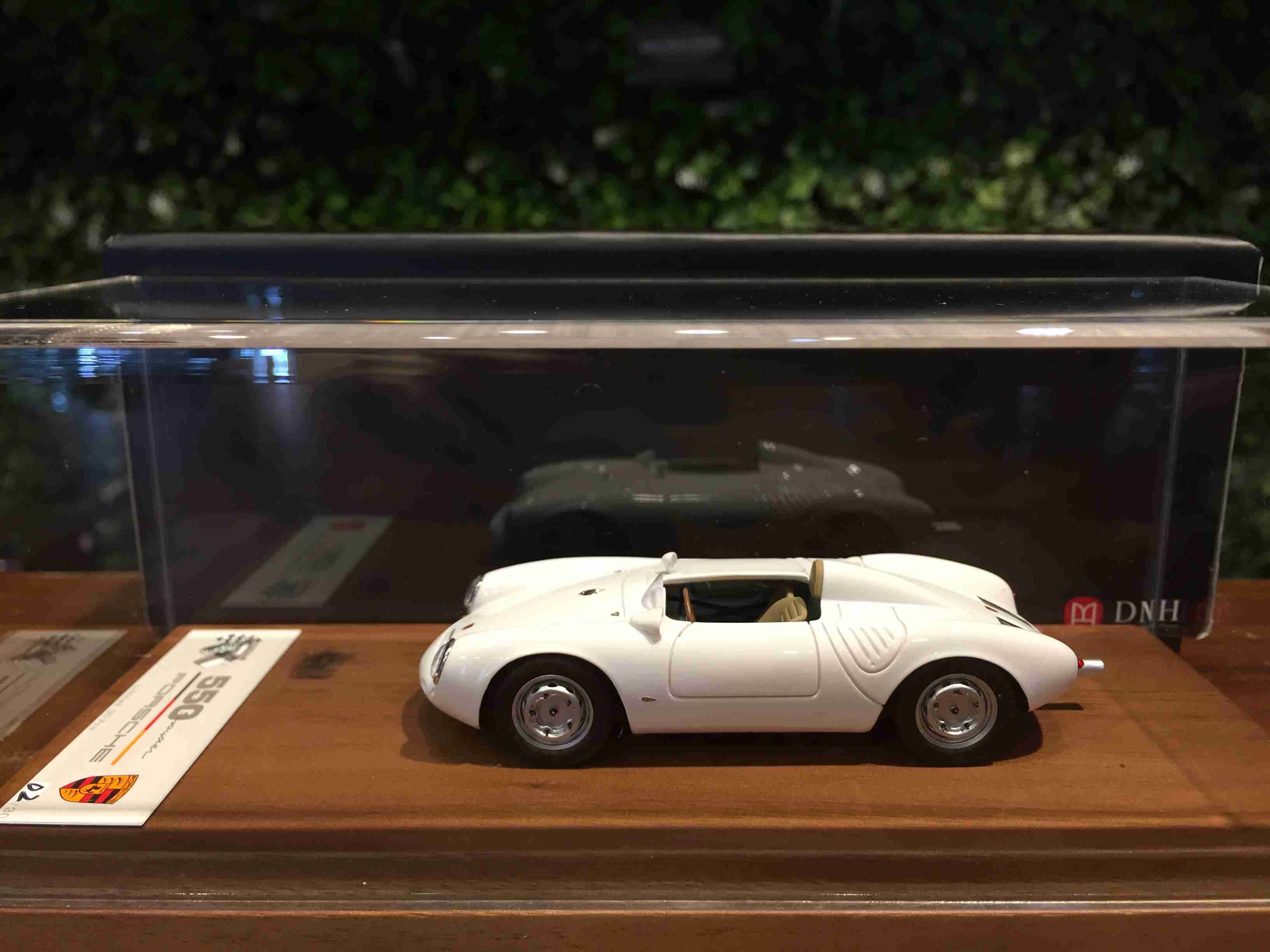 1/43 DMH Porsche 550 Spyder White【MGM】