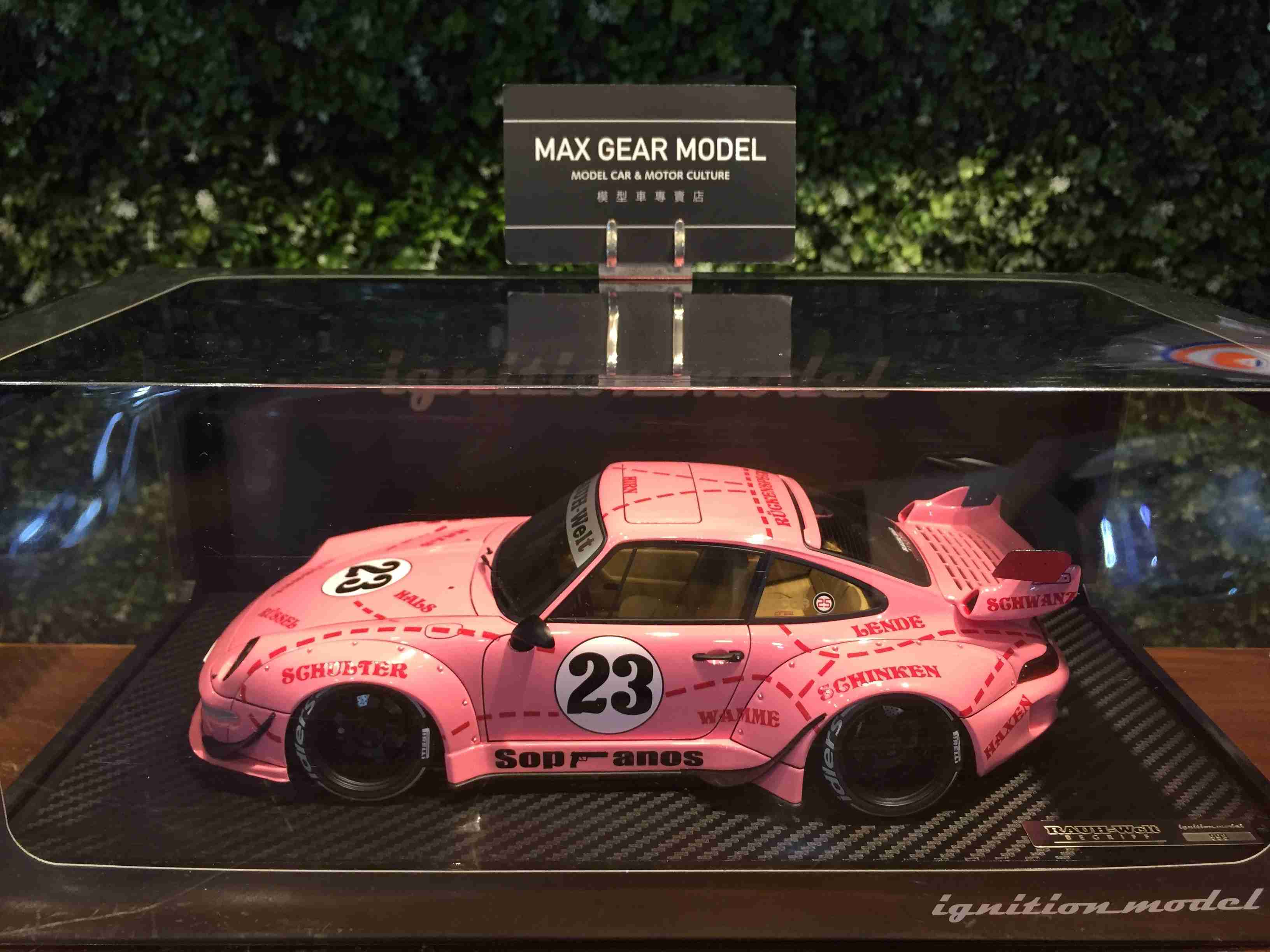 1/18 Ignition Model RWB Porsche 993 Pink Pig IG2323【MGM】