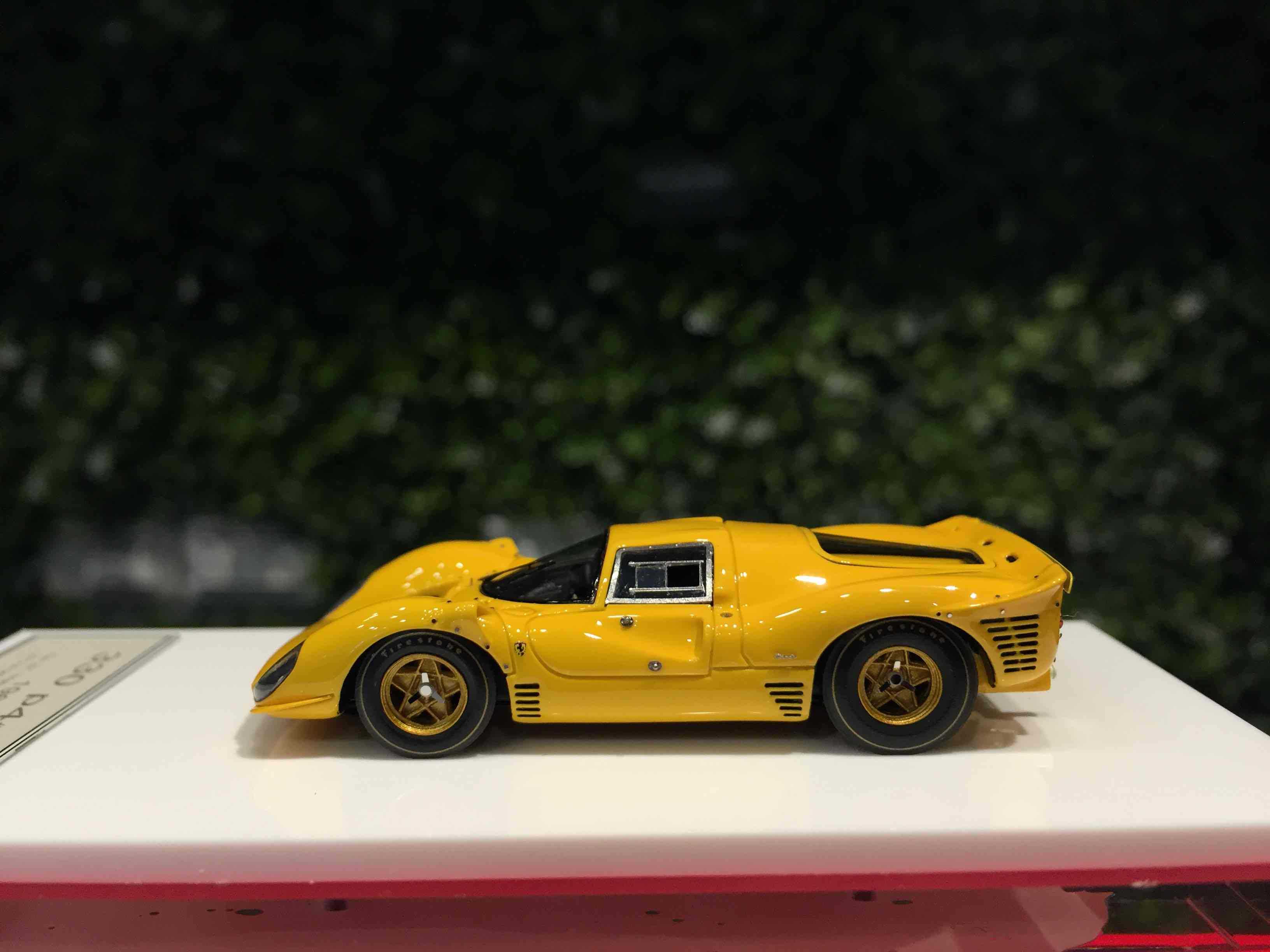 1/64 DMH Ferrari 330 P4 Yellow DM64011【MGM】 - Max Gear Model