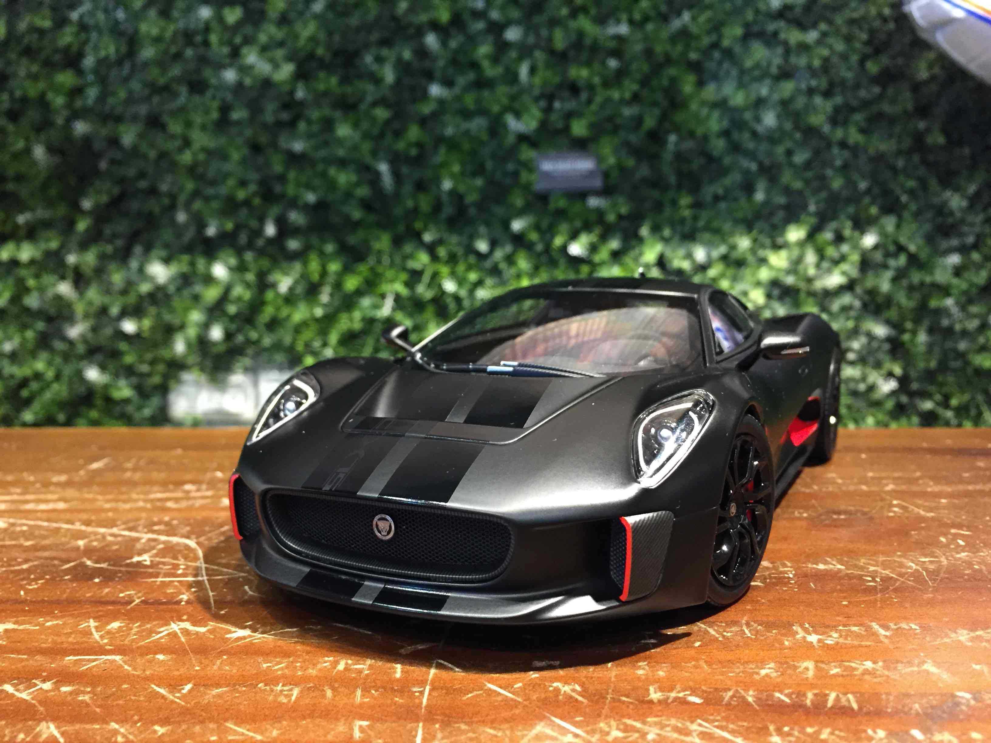 1/18 Almost Real Jaguar C-X75 2013 Satin Black 810605【MGM】