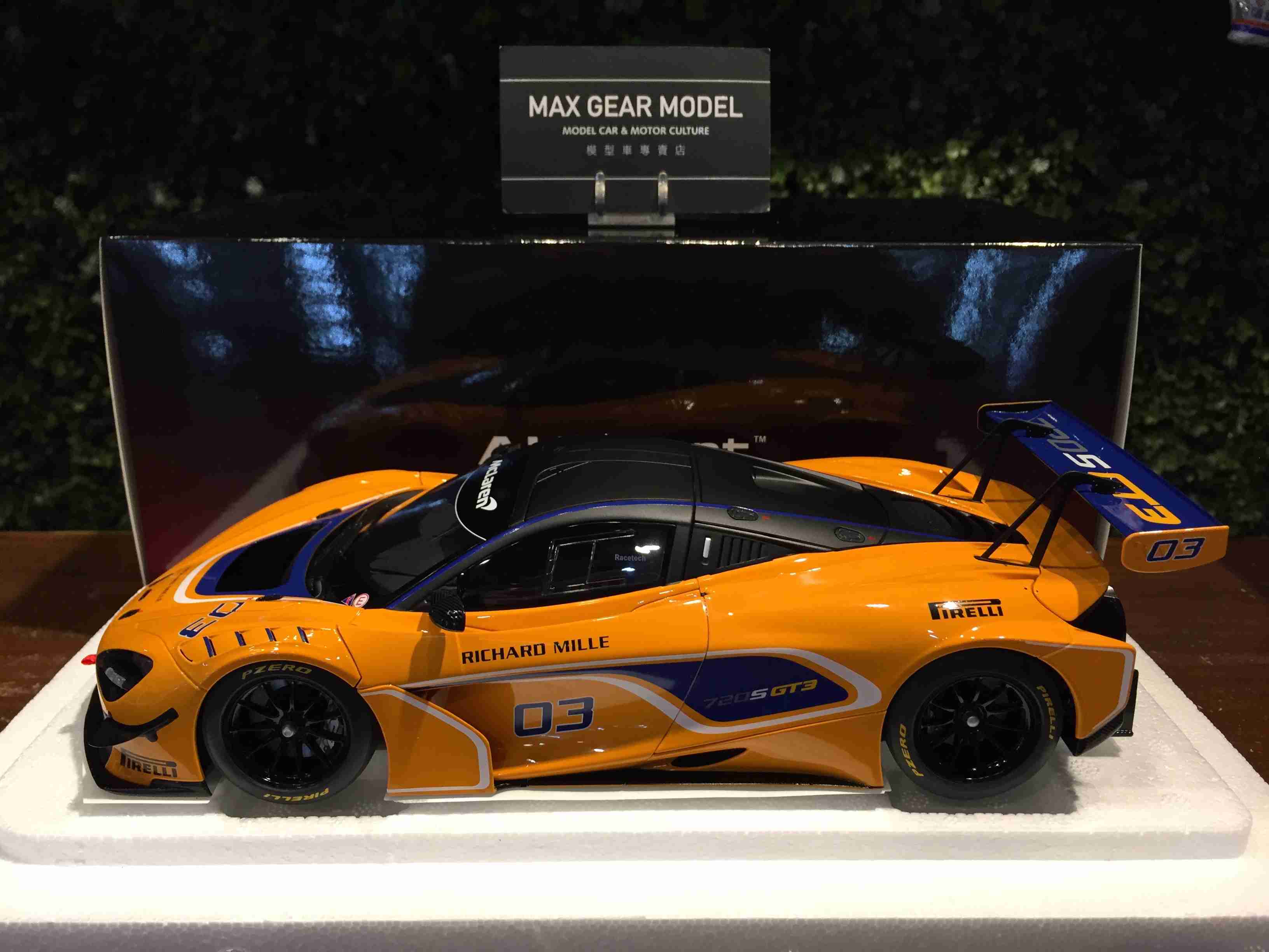 1/18 AUTOart McLaren 720S GT3 Orange 81942【MGM】